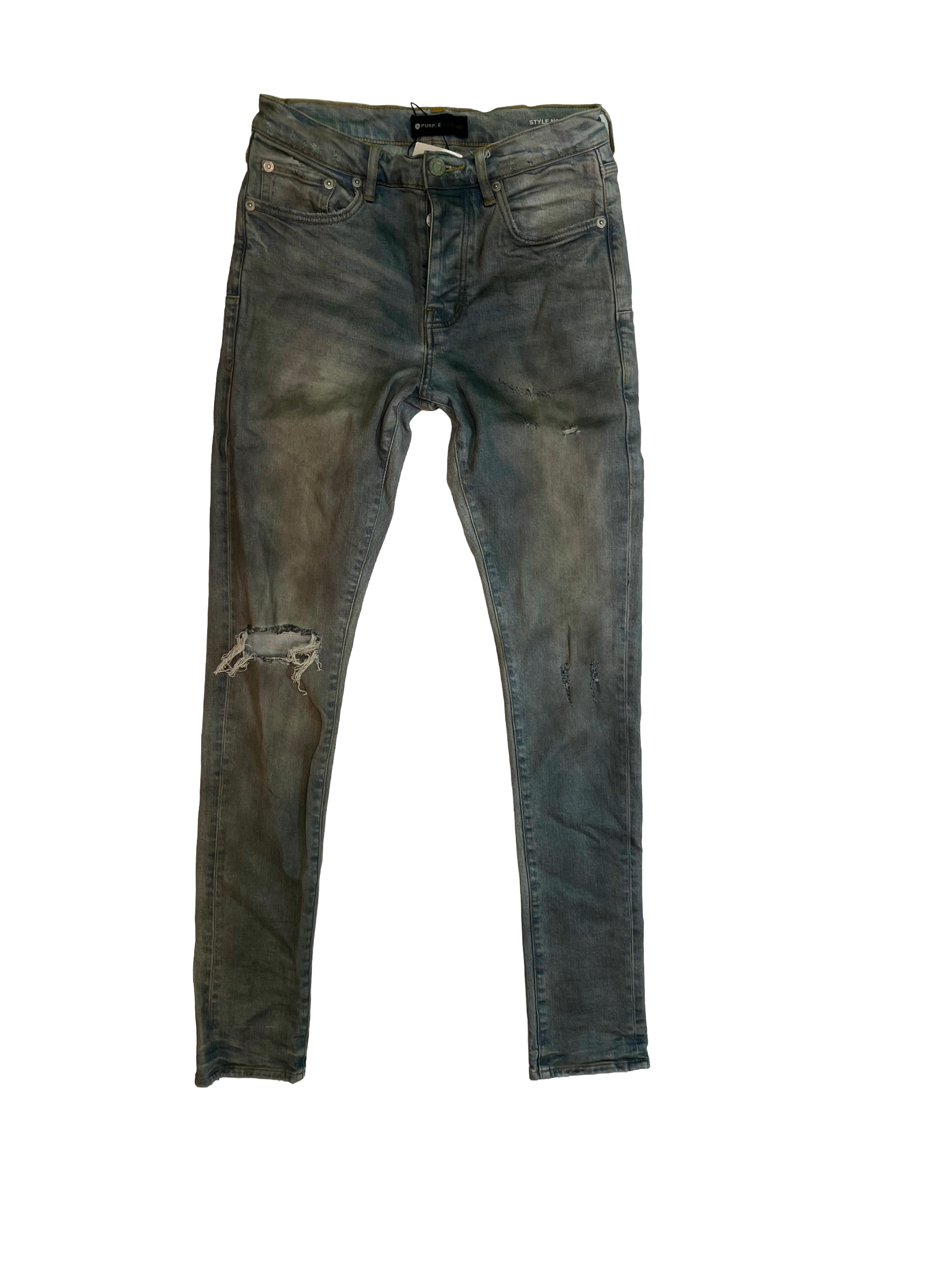 Purple Brand Vintage Wax Light Wash Jeans