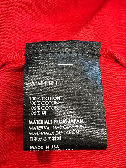 Amiri T Shirt Red Army