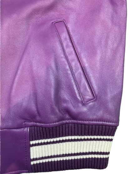 Avirex Purple Varsity Jacket