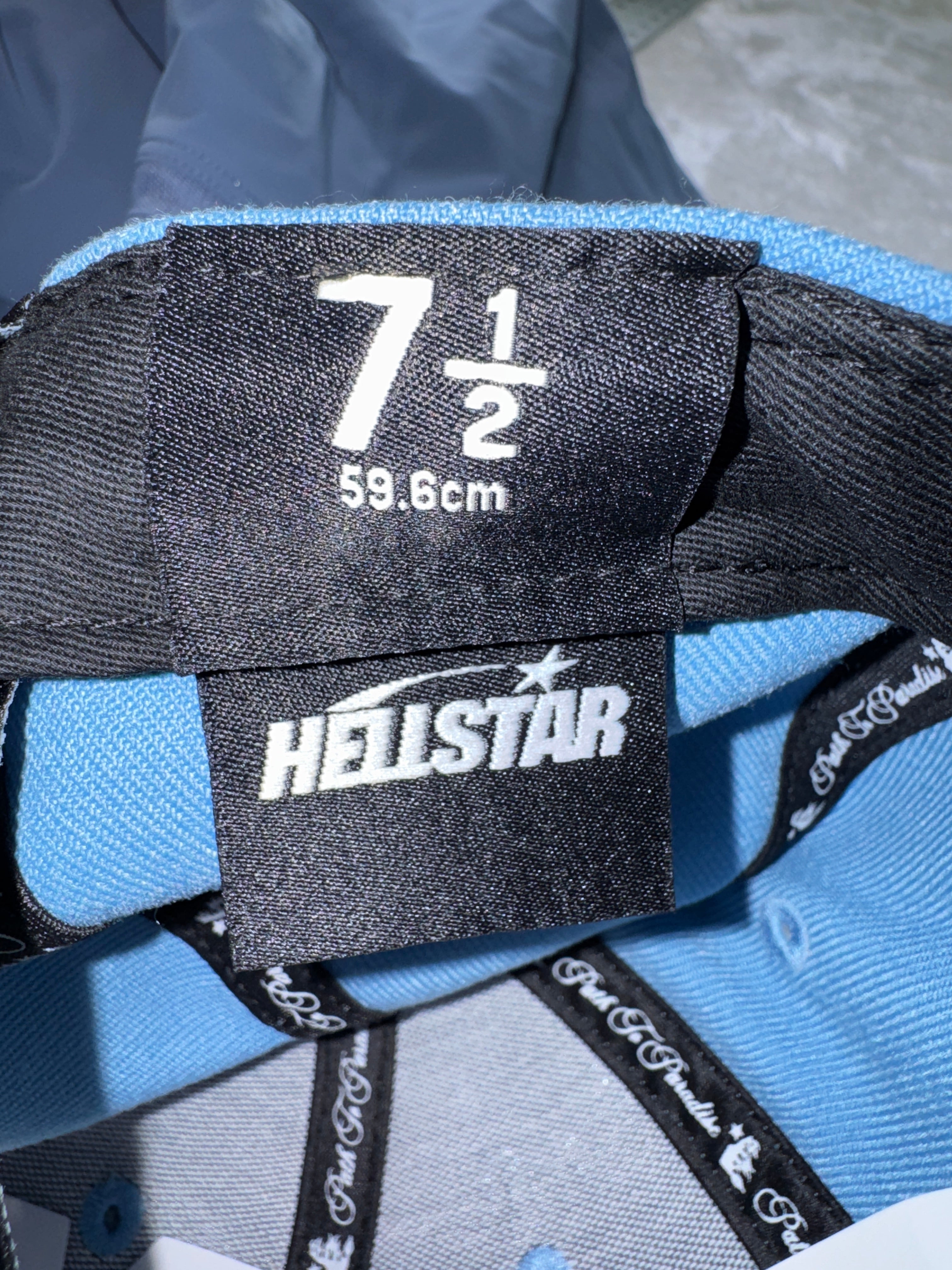 Hellstar Baby Blue Royal Fitted Cap