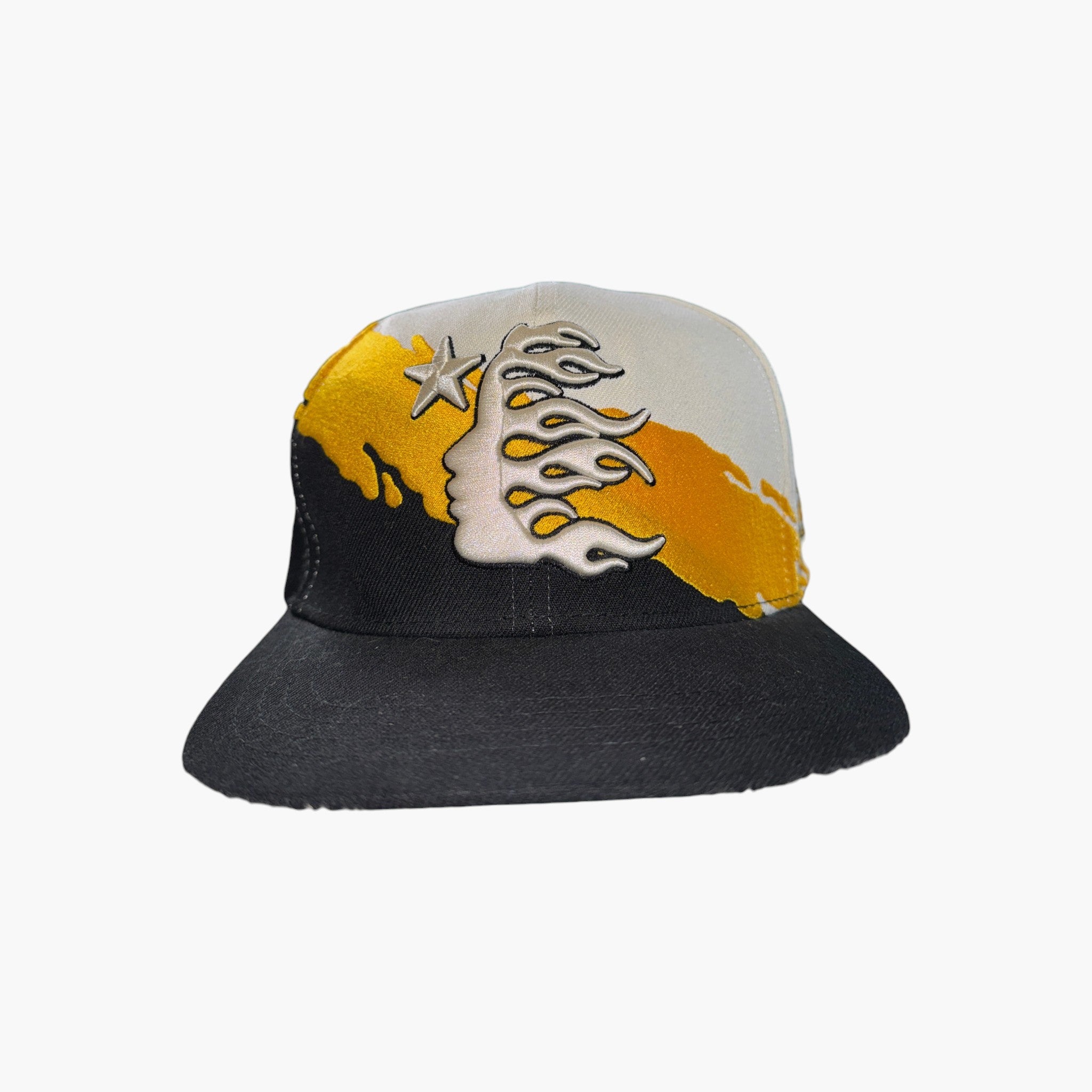 Hellstar Yellow Paint Brush Snapback