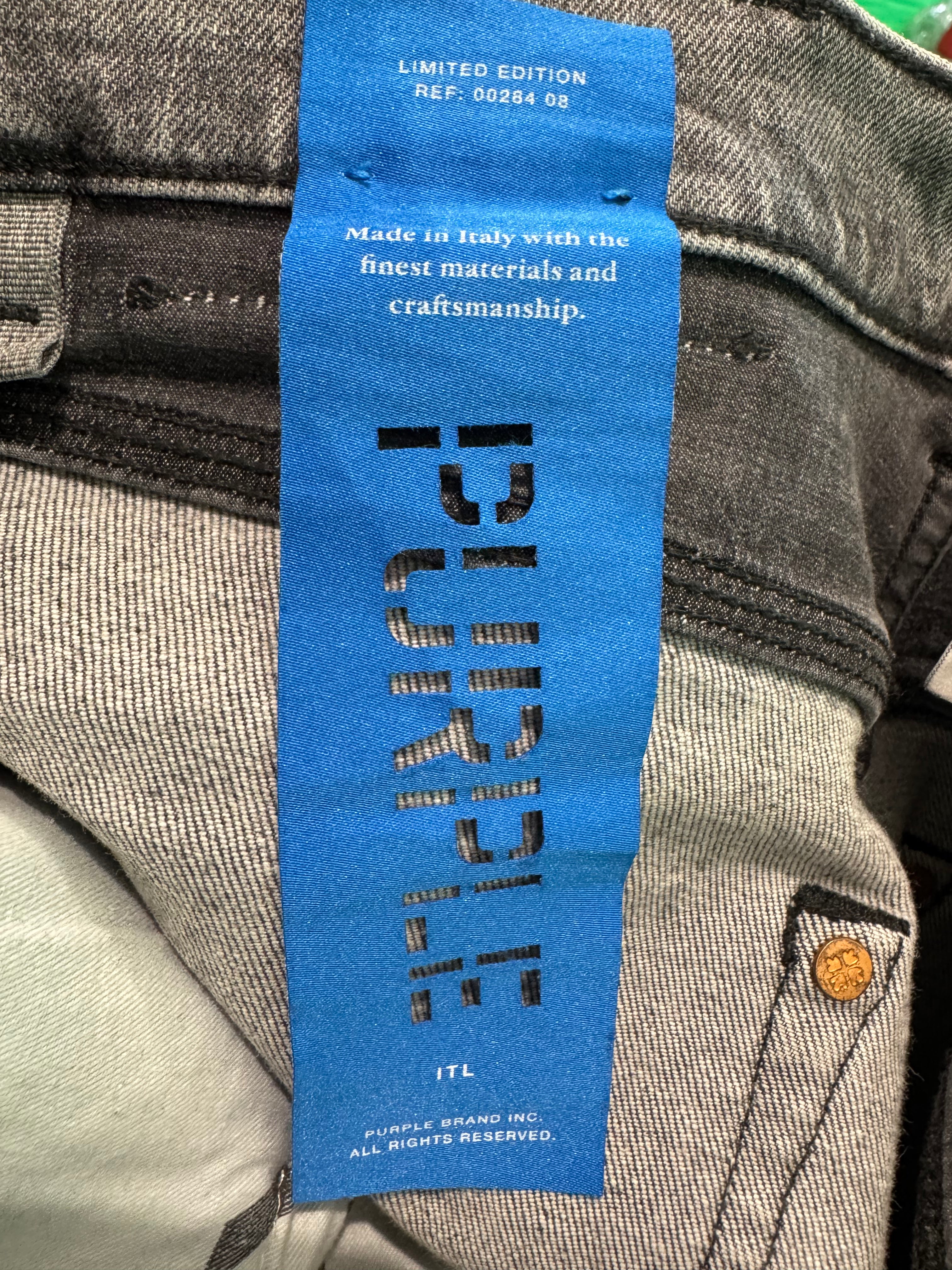 Purple Brand Two Tone Jeans