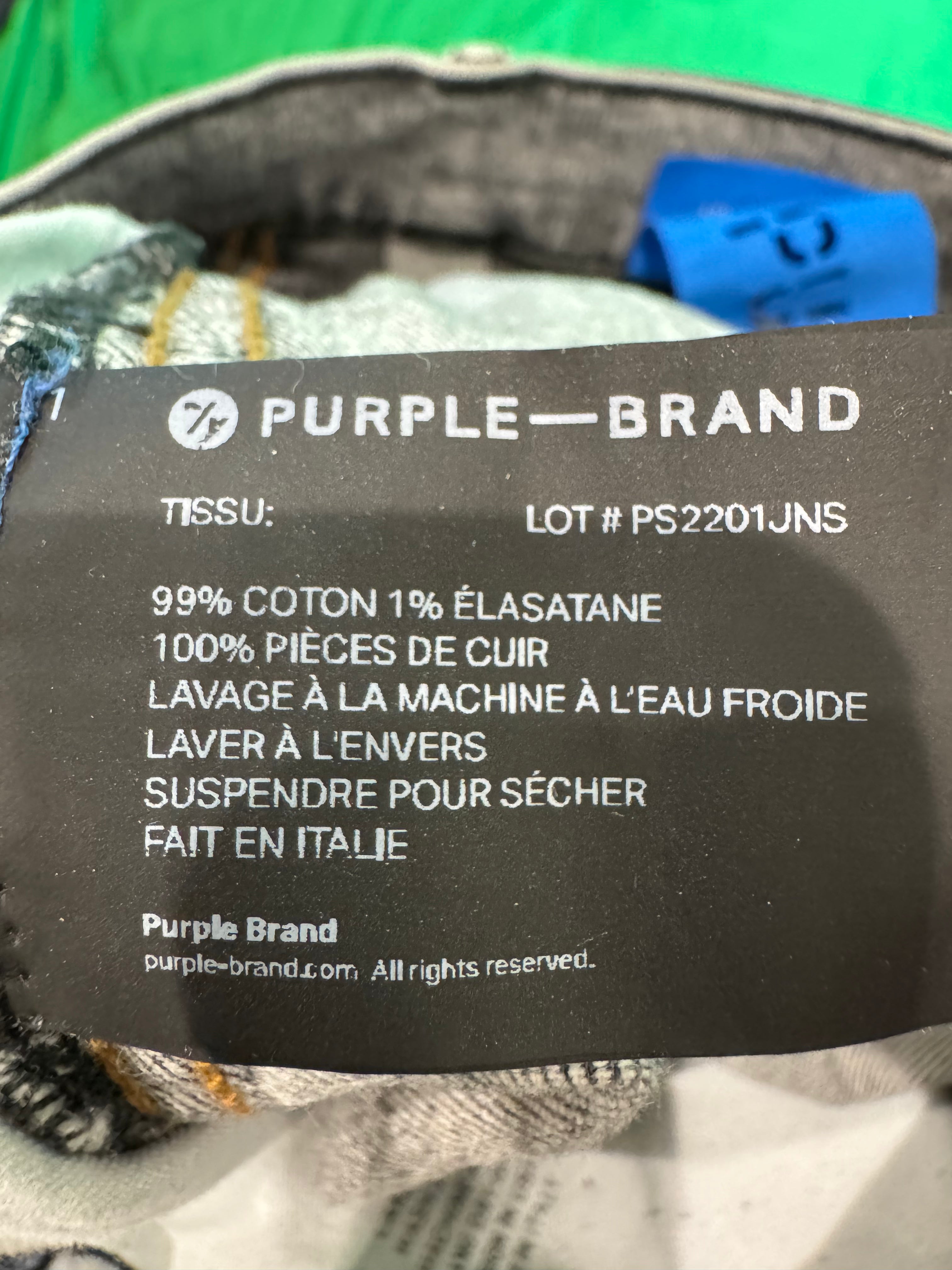 Purple Brand Two Tone Jeans