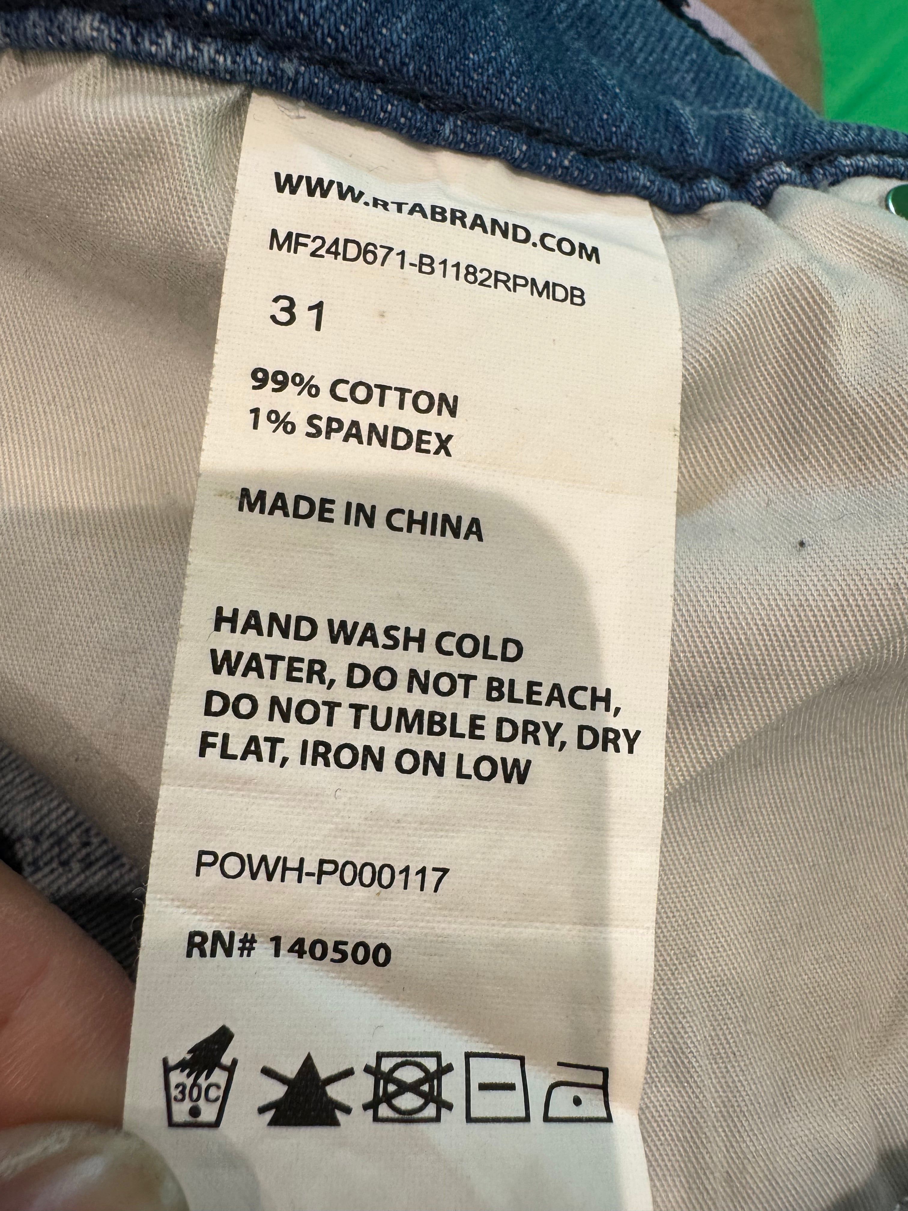 RTA Light Wash Blue Jeans