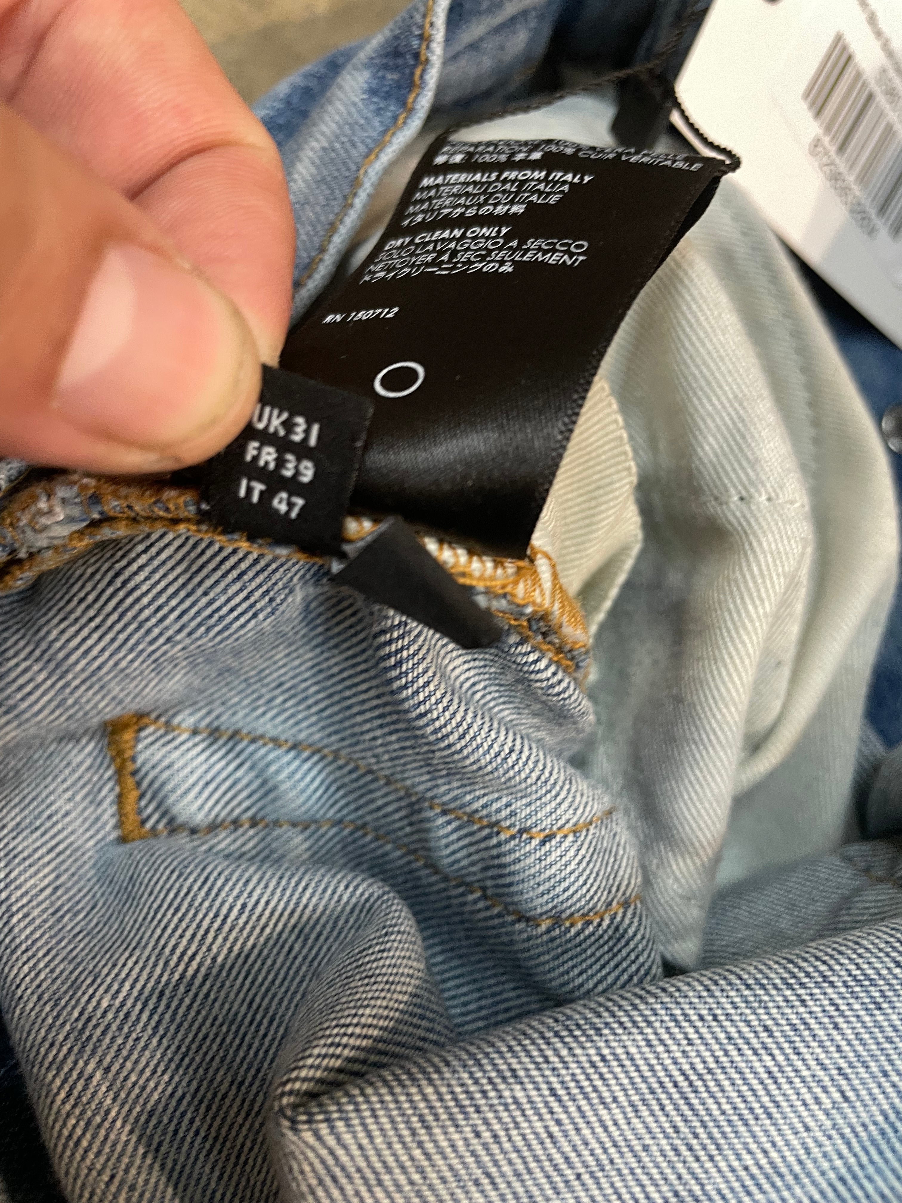 Amiri Blue Bandana Mx1 31 Used