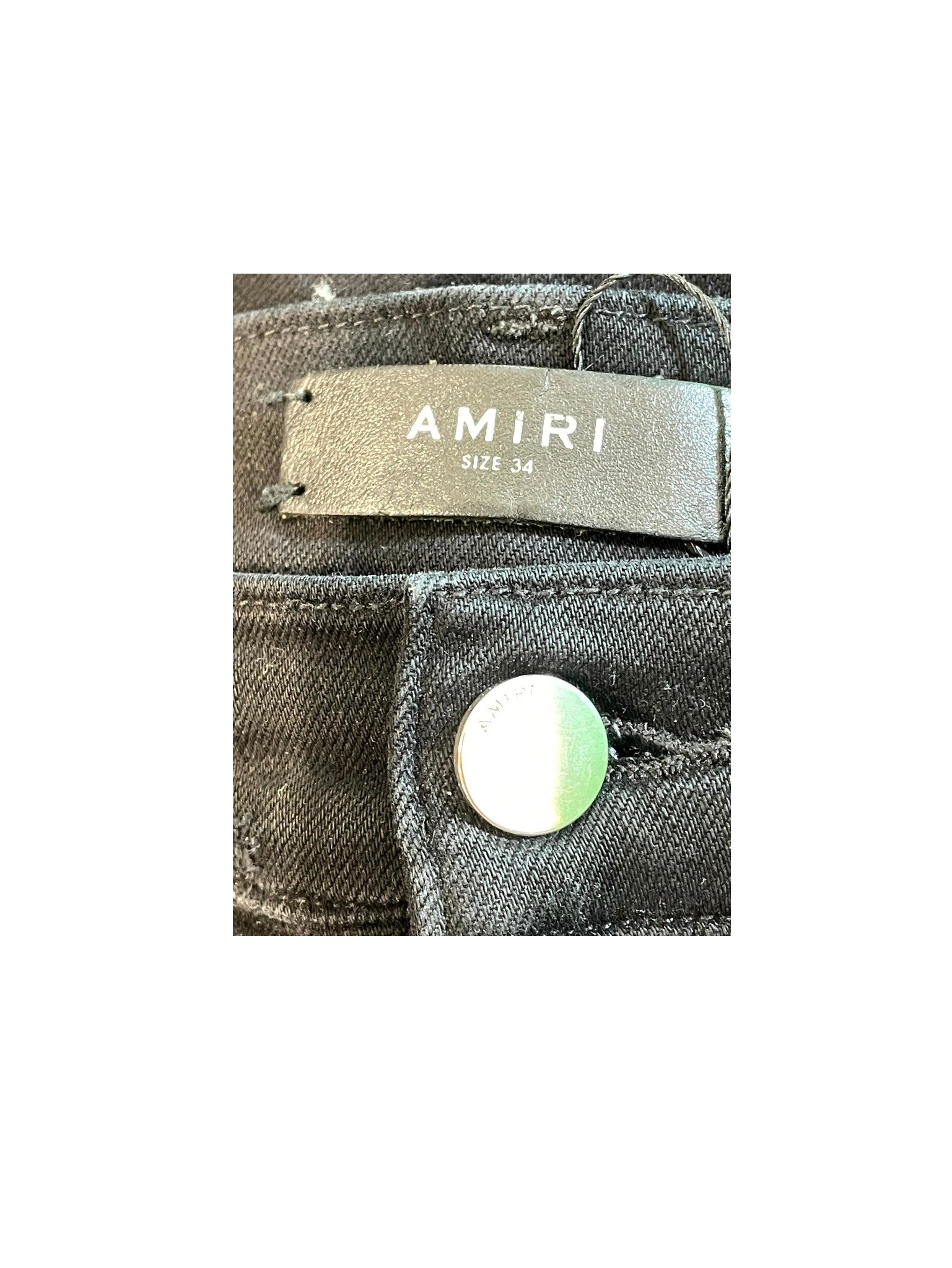 Amiri "Thrasher Art Patch" Black & Multicolor Jeans