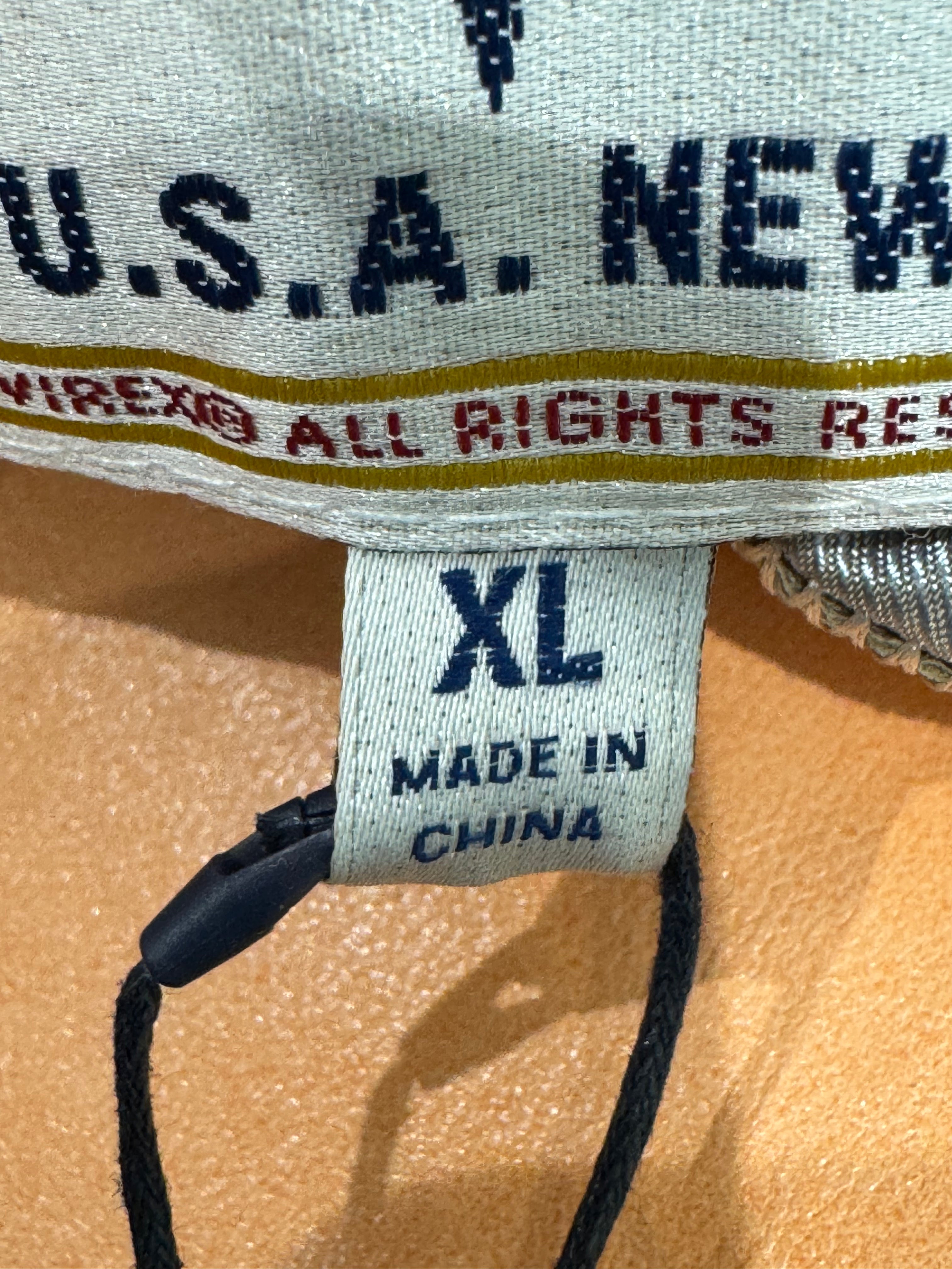 Hellstar x Avirex Icon Orange Varsity Jacket