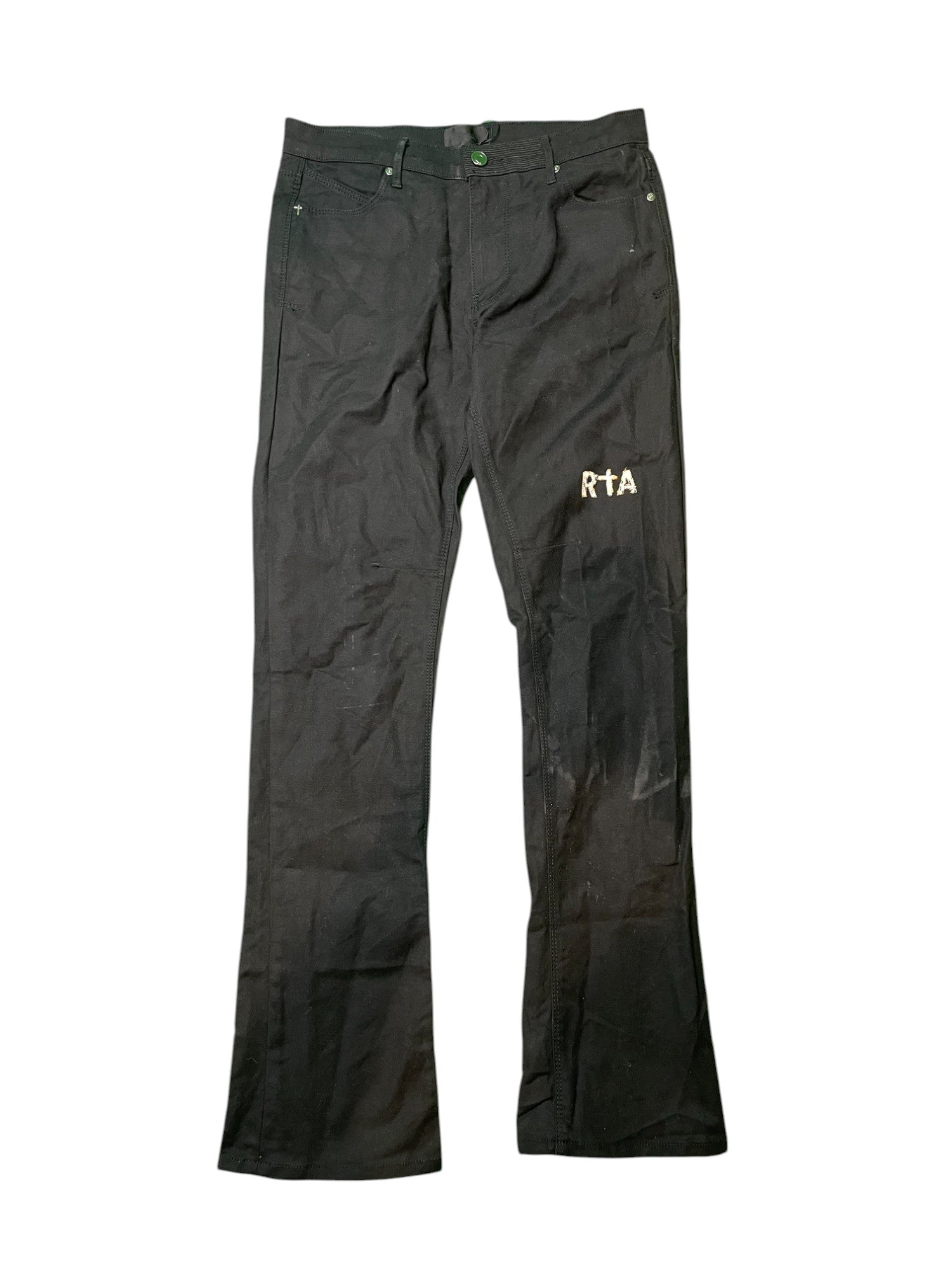 RTA Jeans Black Yellow