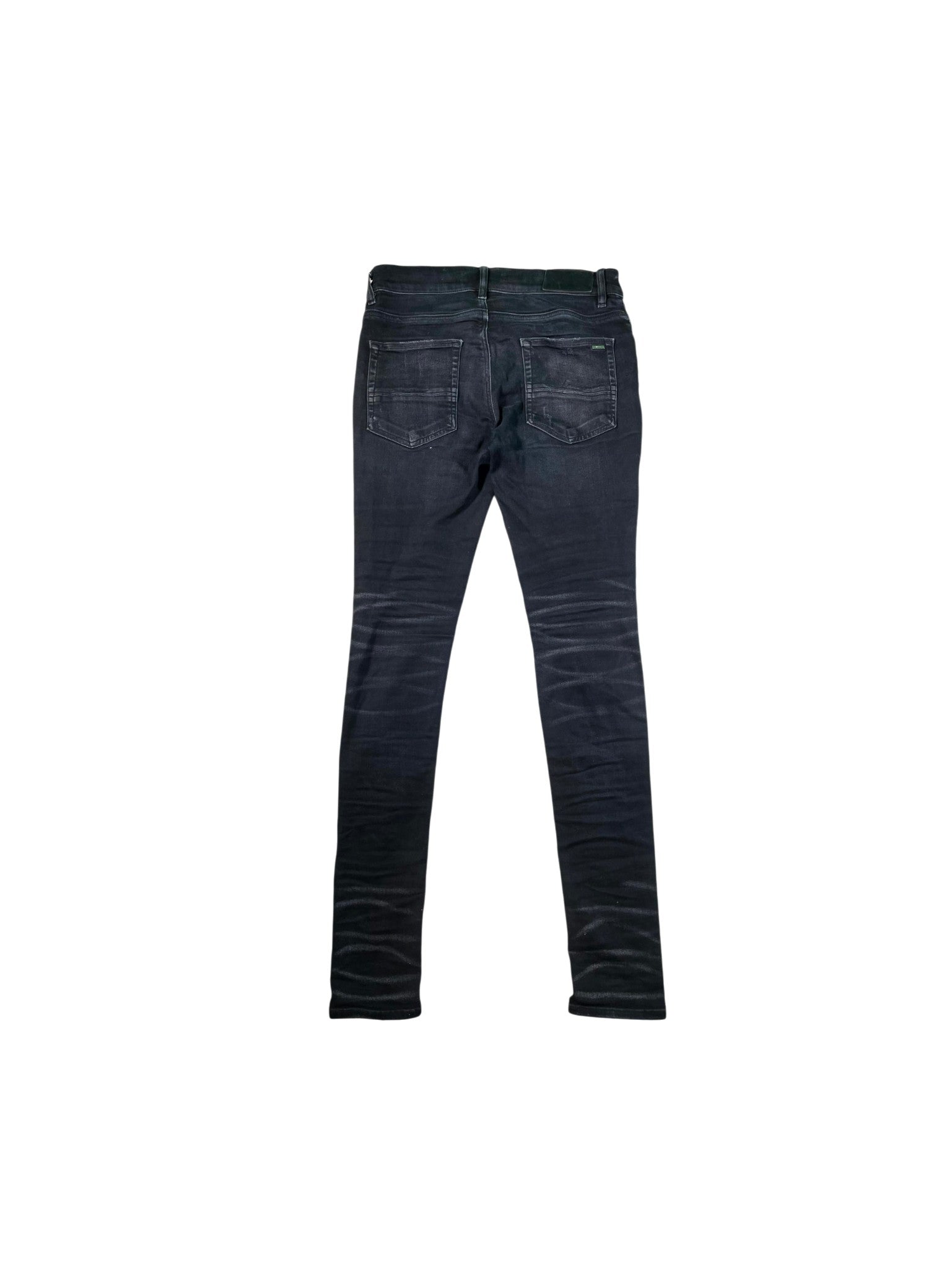 Amiri "MX1 Crackle" Black & Pink Jeans