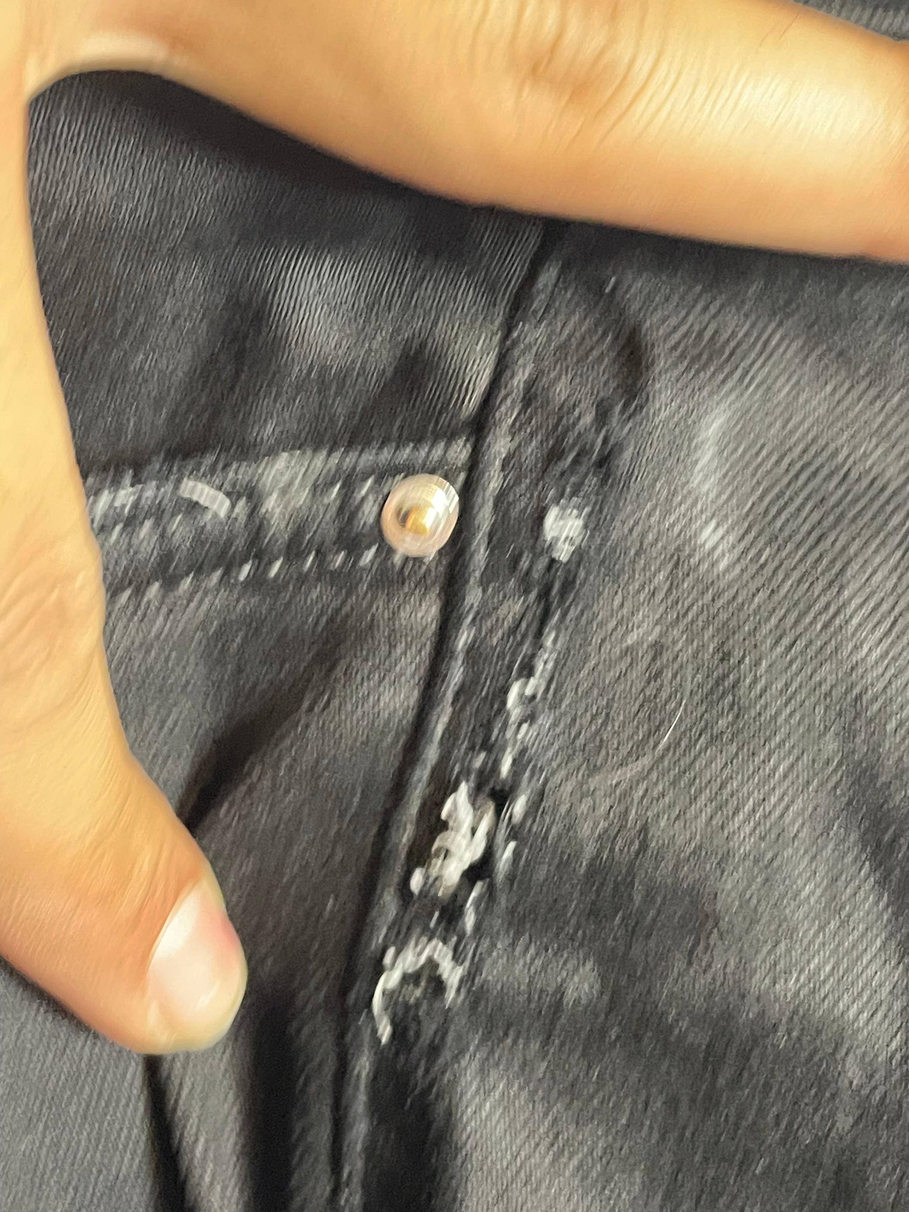 Amiri Plain Thrasher Black (Repaired) Used 32