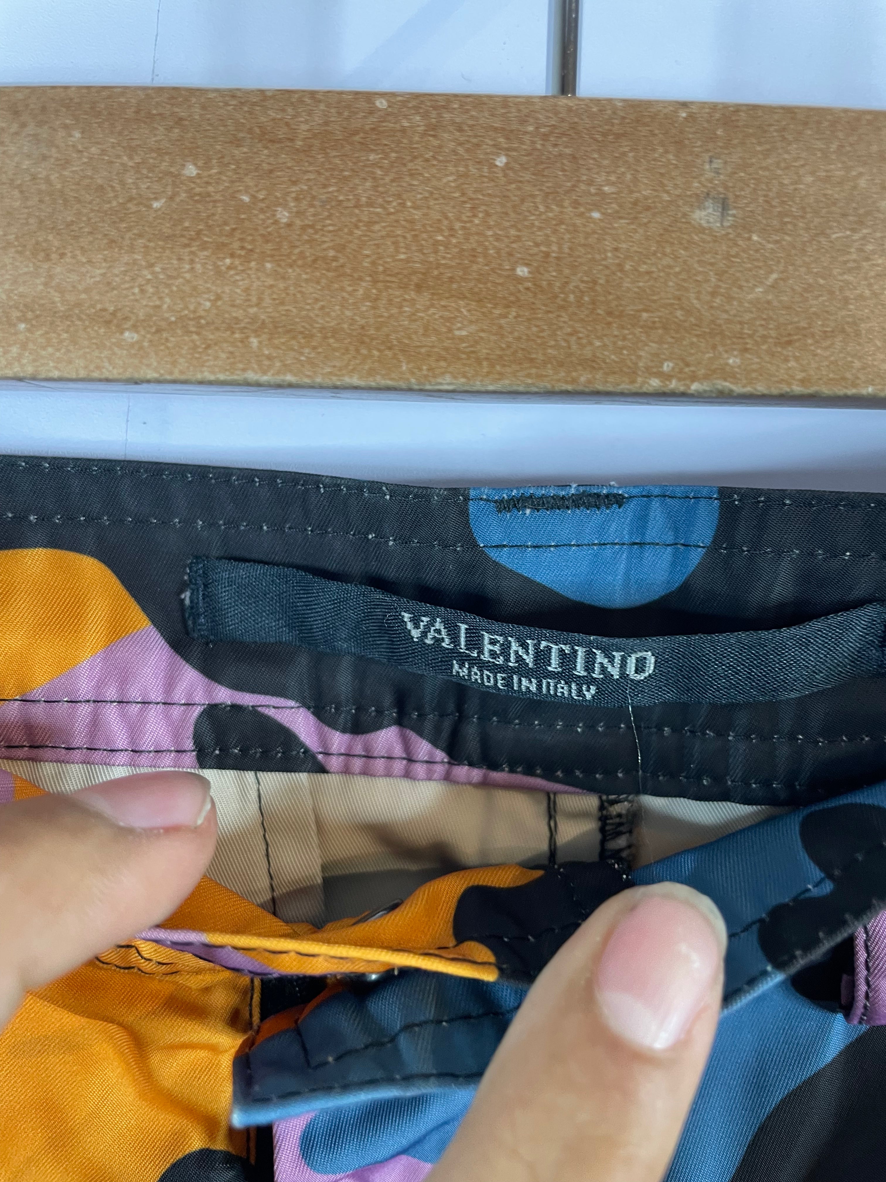 Valentino Multi Camo Cargo Pants Used 50 (Large)