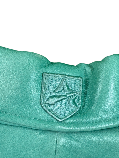 Hellstar x Avirex Icon Turquoise Leather Jacket