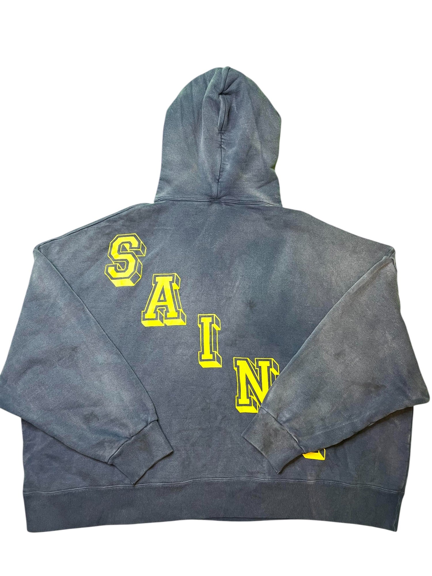 Saint Michael Navy Angel Hoodie