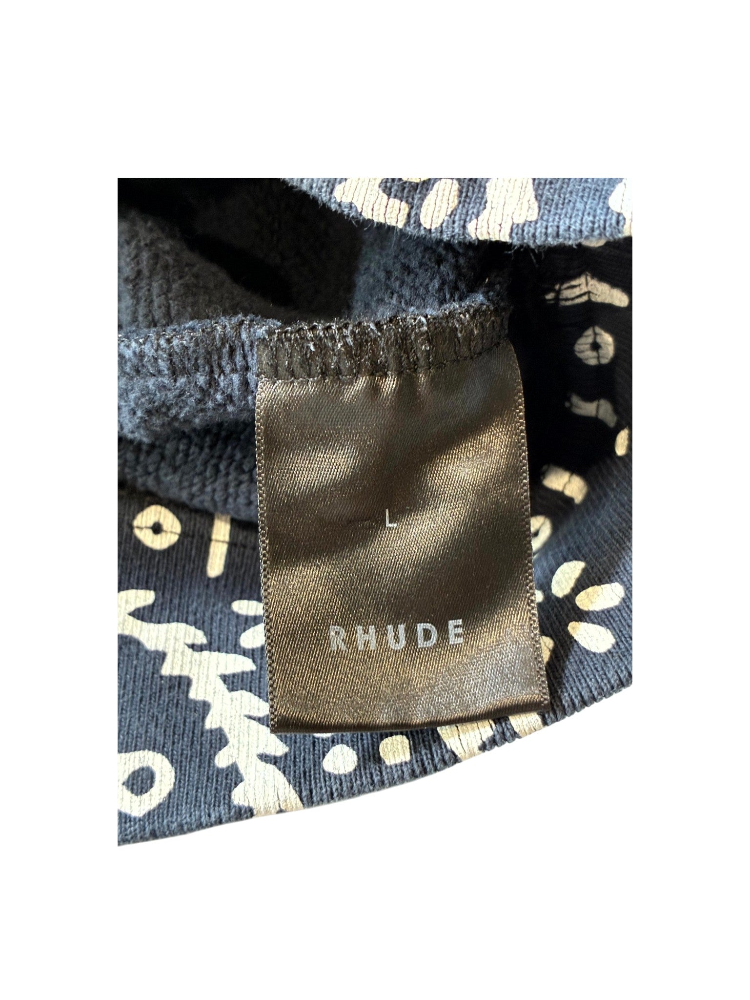Rhude "Bandana Print" Navy Hoodie
