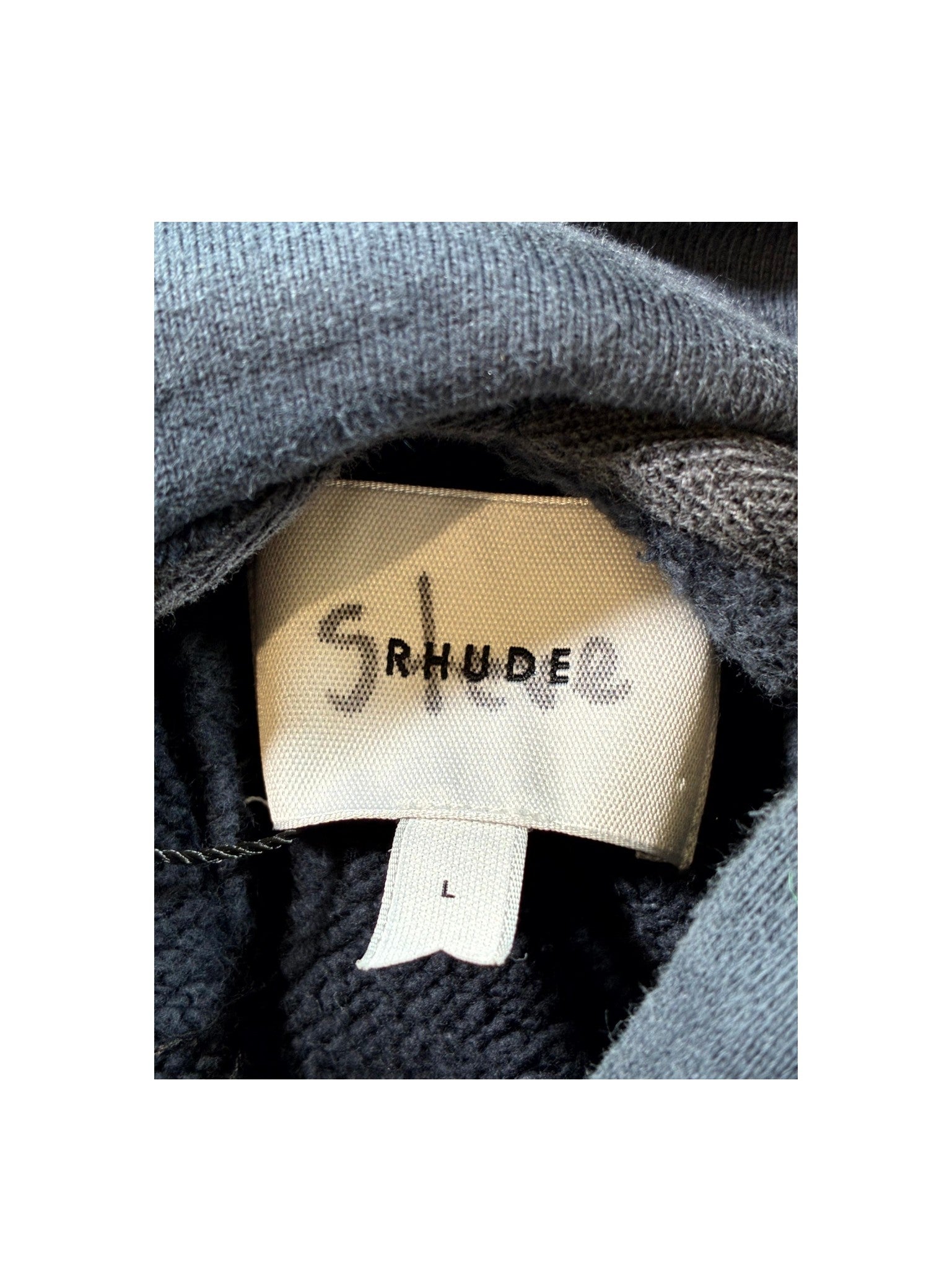 Rhude "Bandana Print" Navy Hoodie