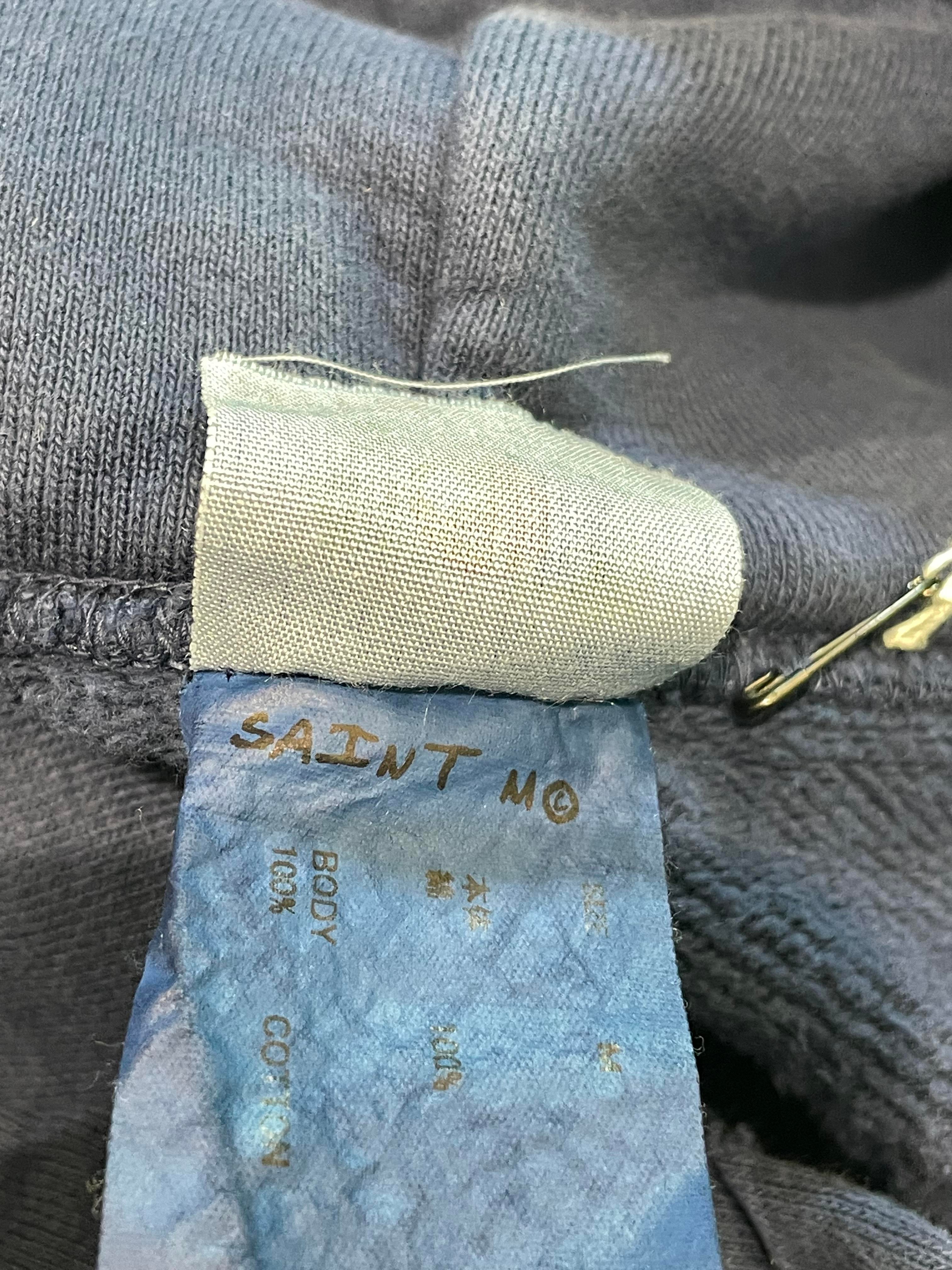 Saint Michael Navy Angel Hoodie