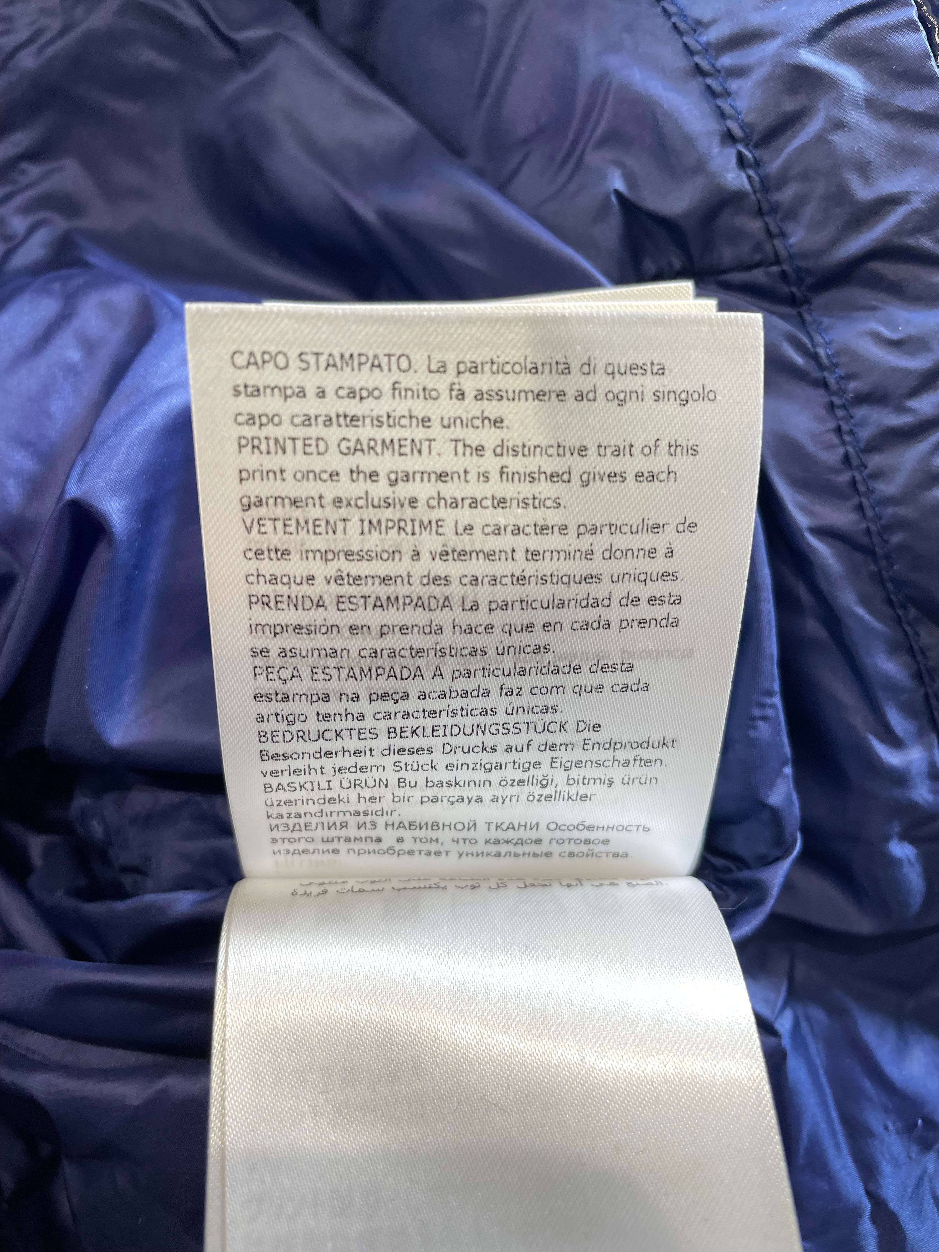 Moncler Cillia Giubotto Blue Jacket