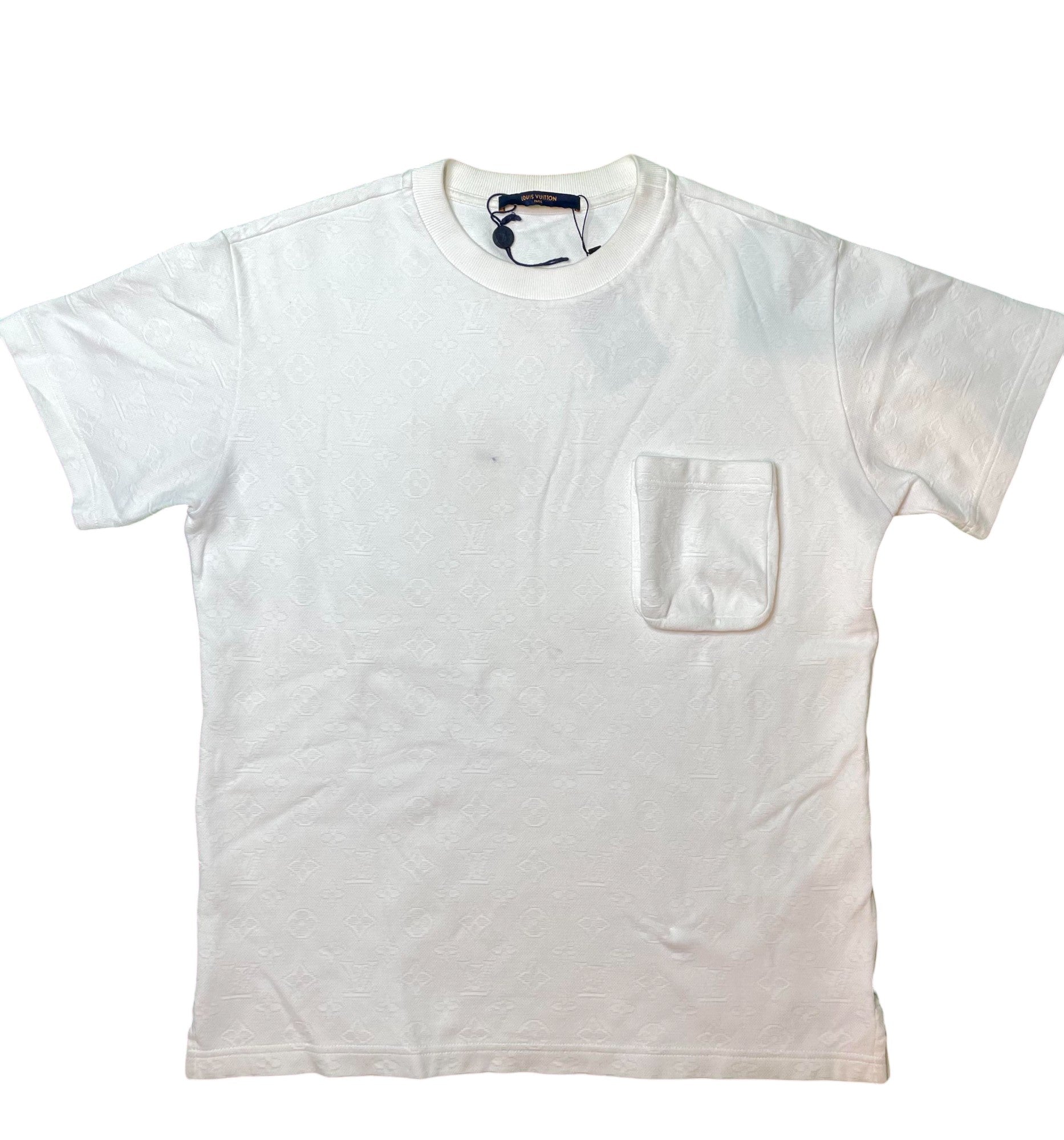 LV Monogram Pocket White Tee