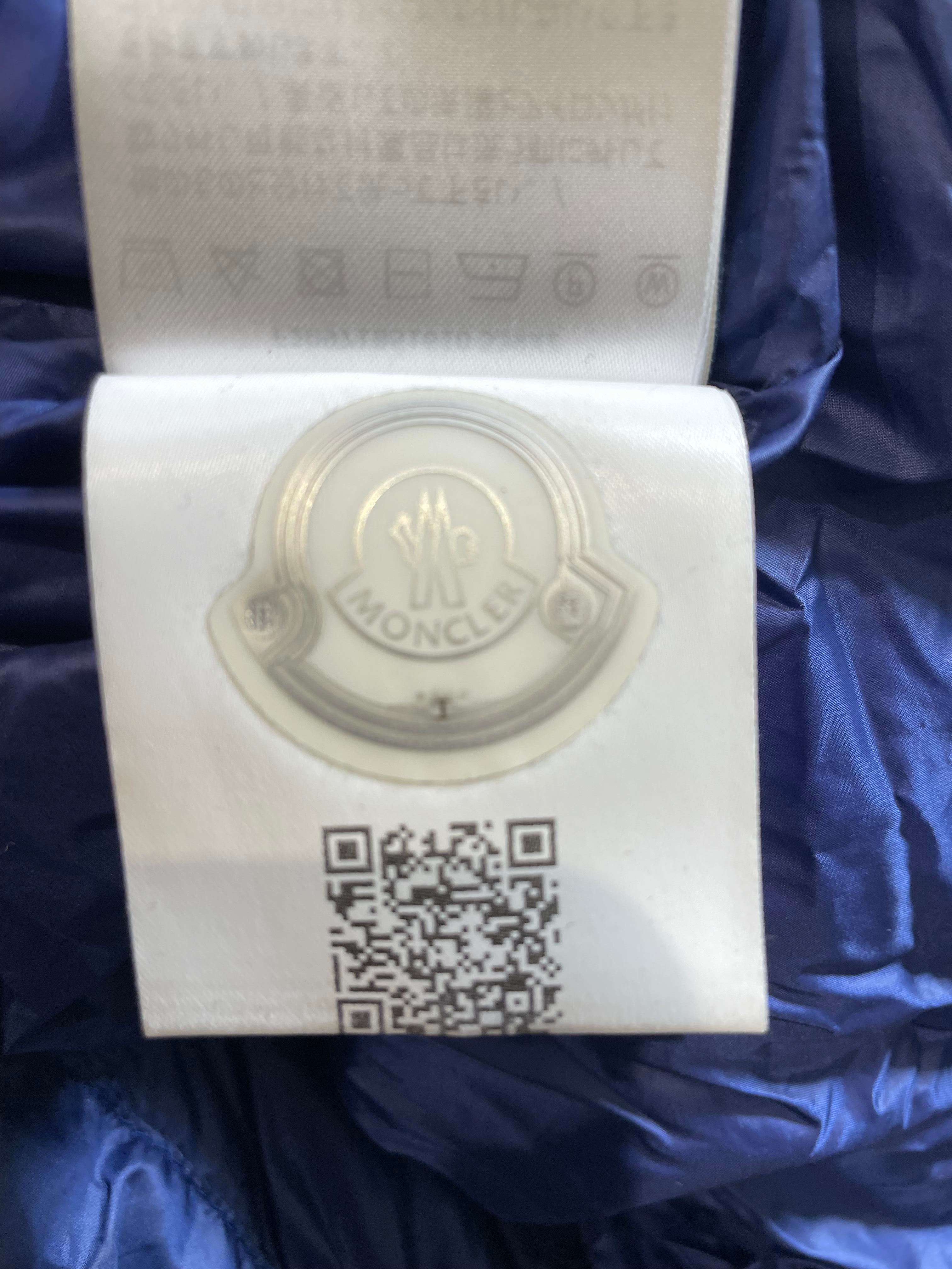 Moncler Cillia Giubotto Blue Jacket