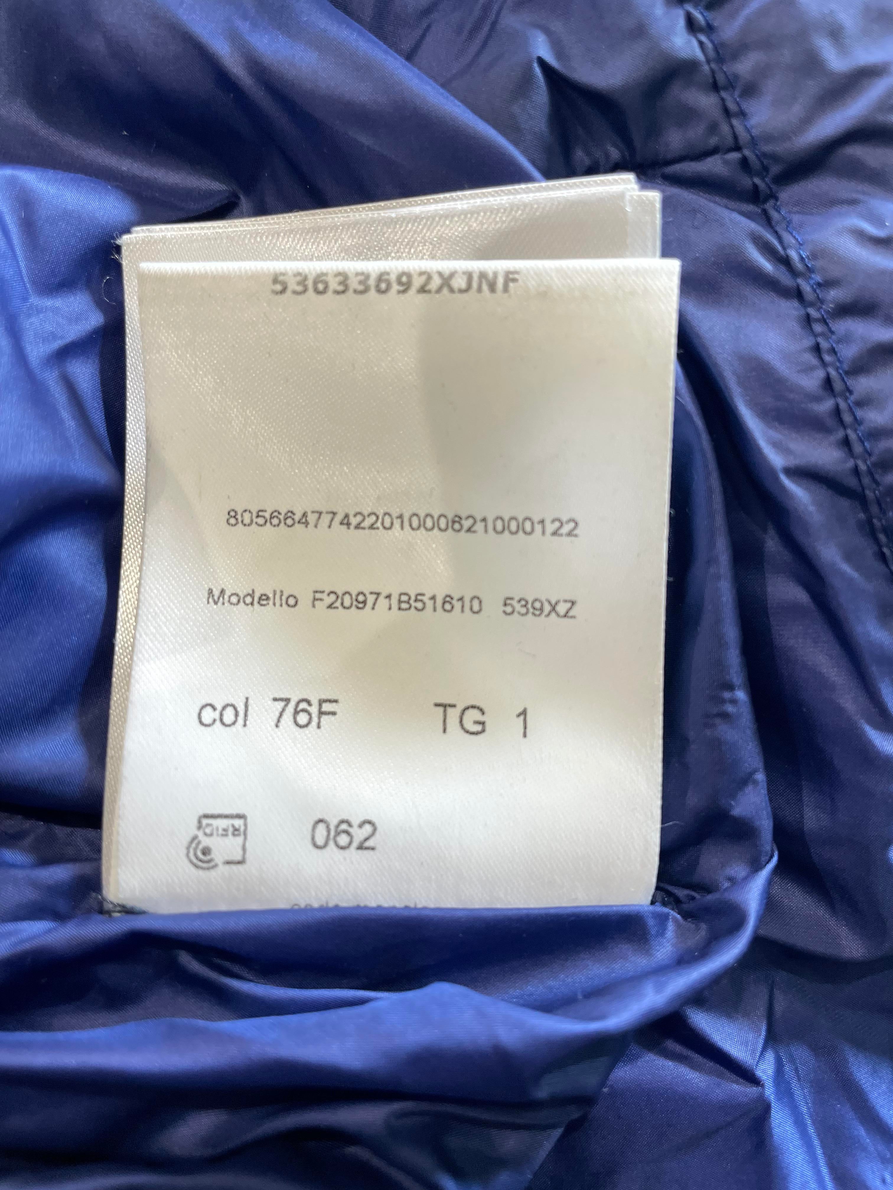 Moncler Cillia Giubotto Blue Jacket