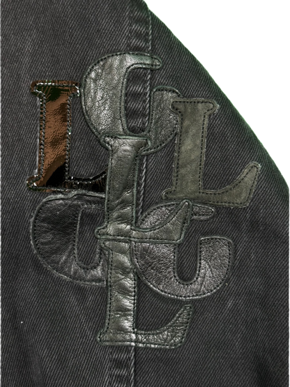 Gallery Dept. x Lanvin LG Patch Black Jean Jeacket