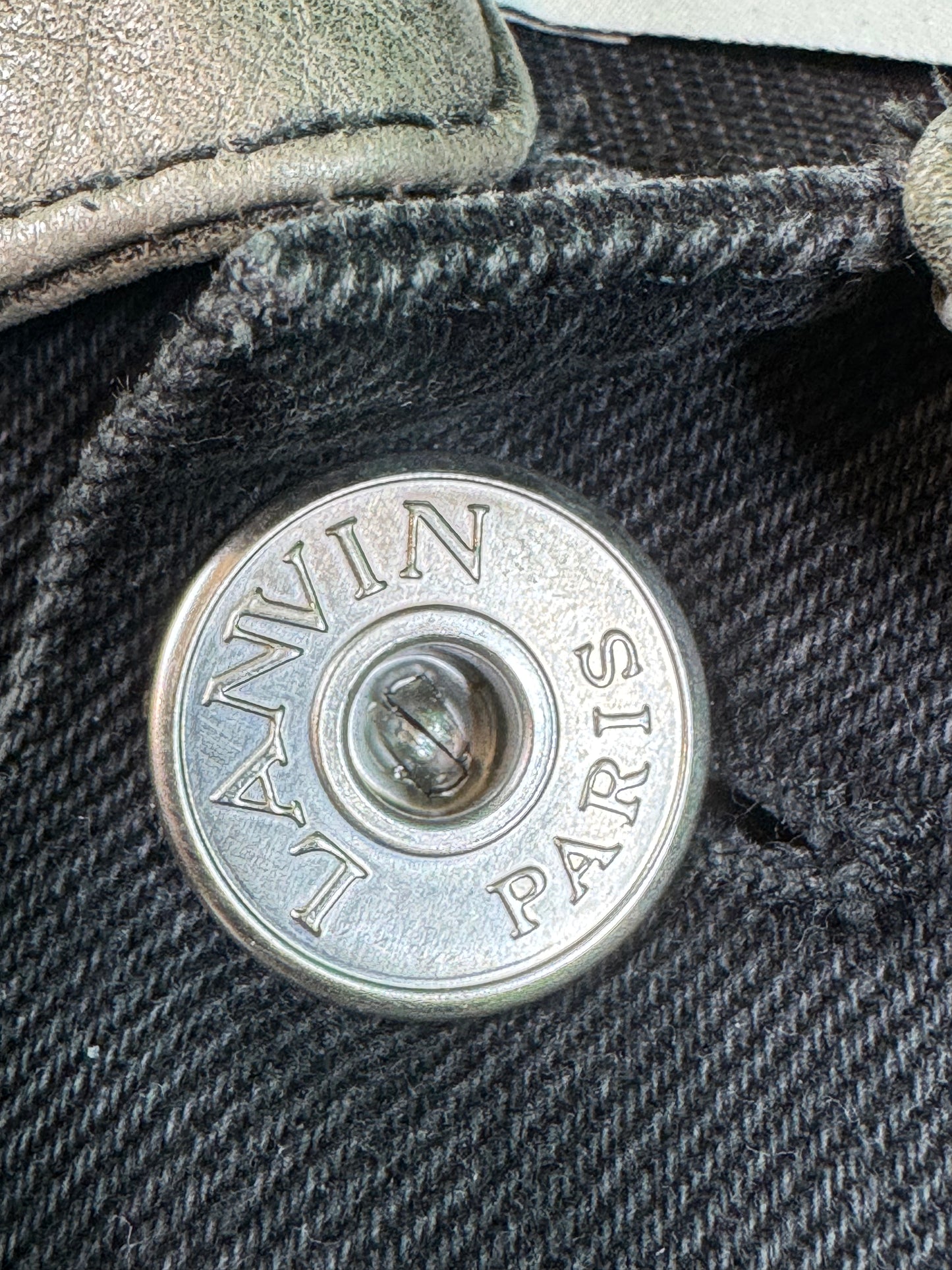 Gallery Dept. x Lanvin LG Patch Black Jean Jeacket