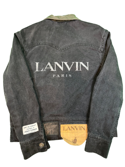 Gallery Dept. x Lanvin LG Patch Black Jean Jeacket