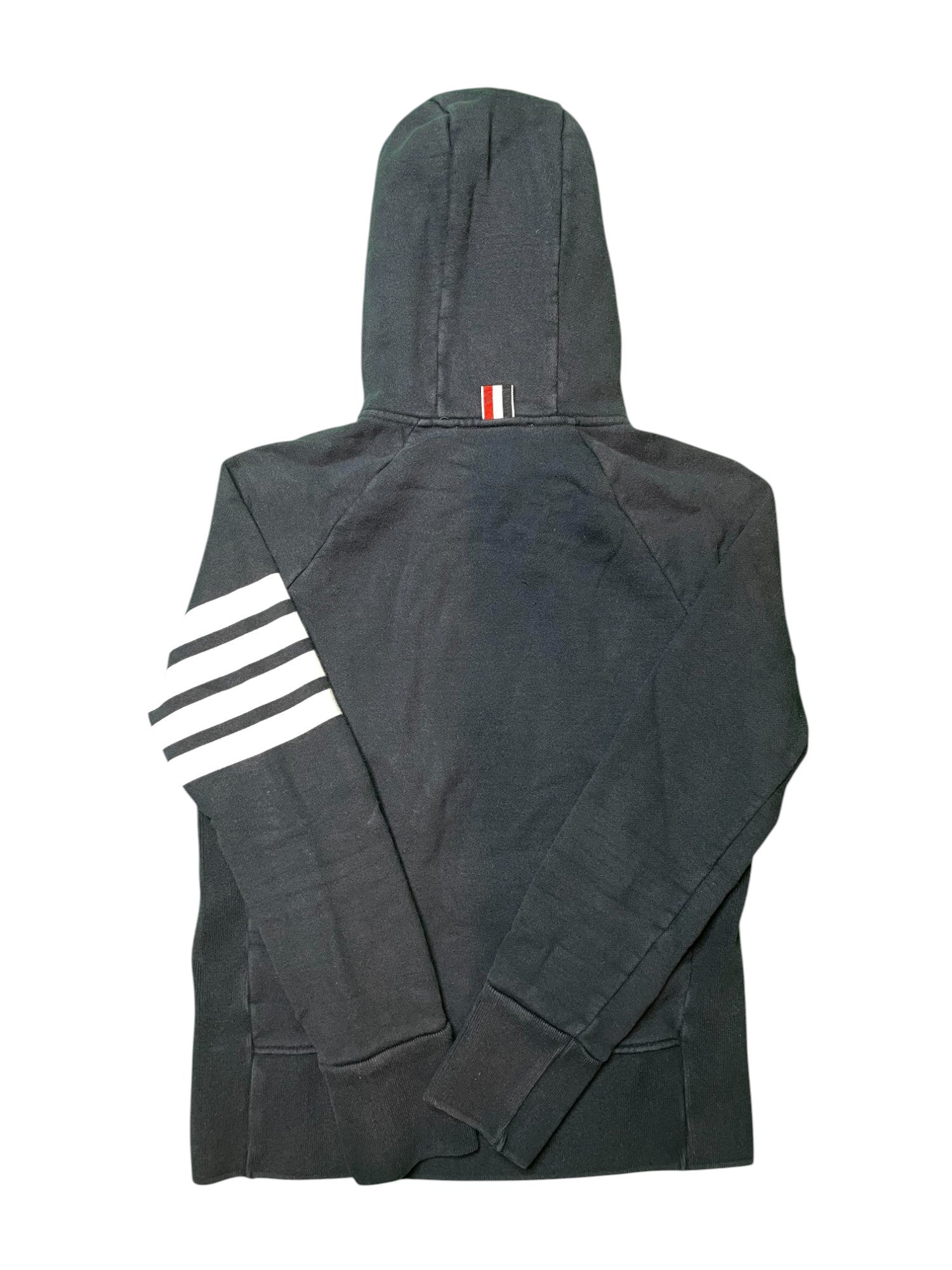 Thom Browne Navy  Zip Up Hoodie
