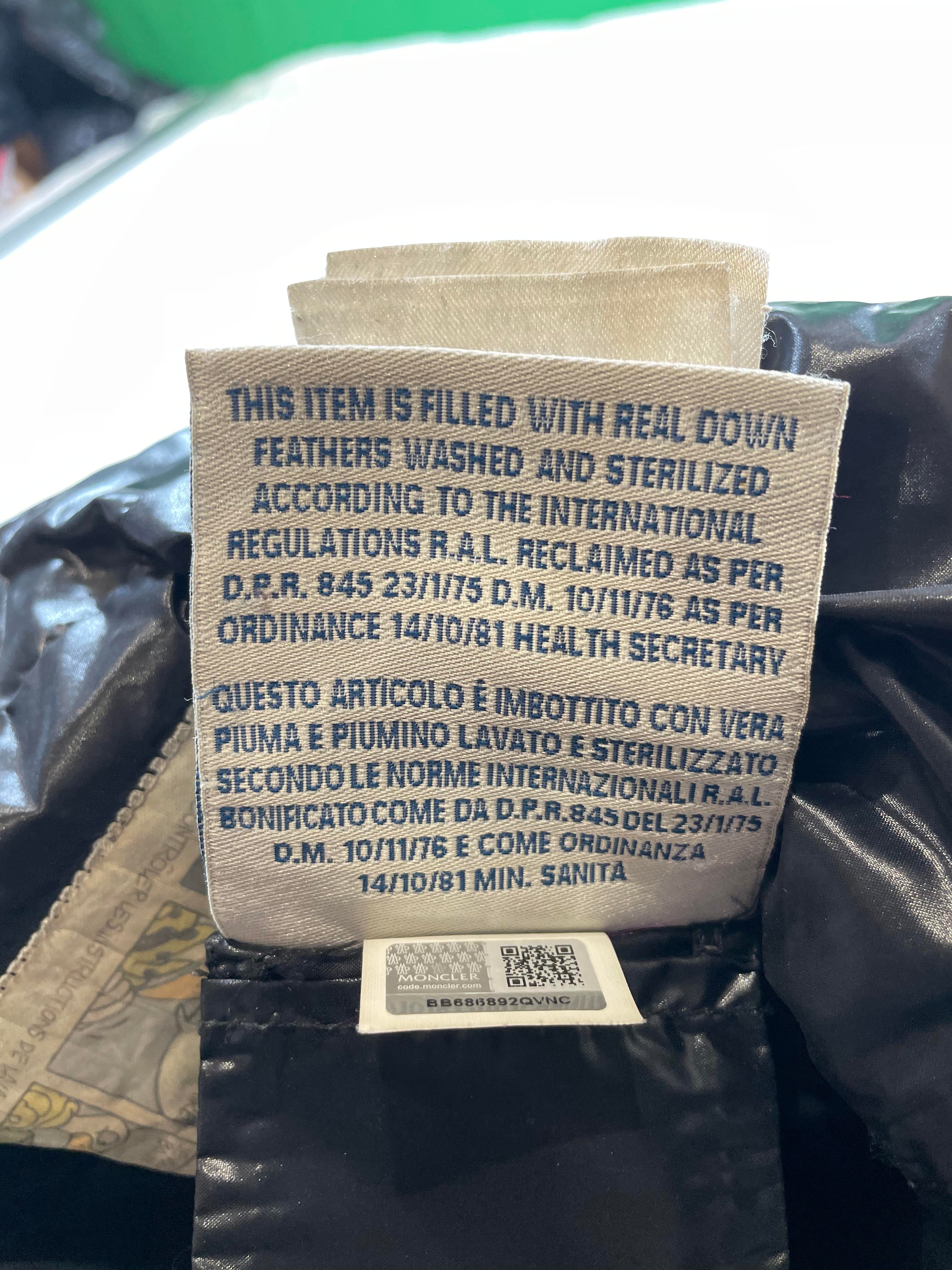 Moncler Black Puffer Jacket