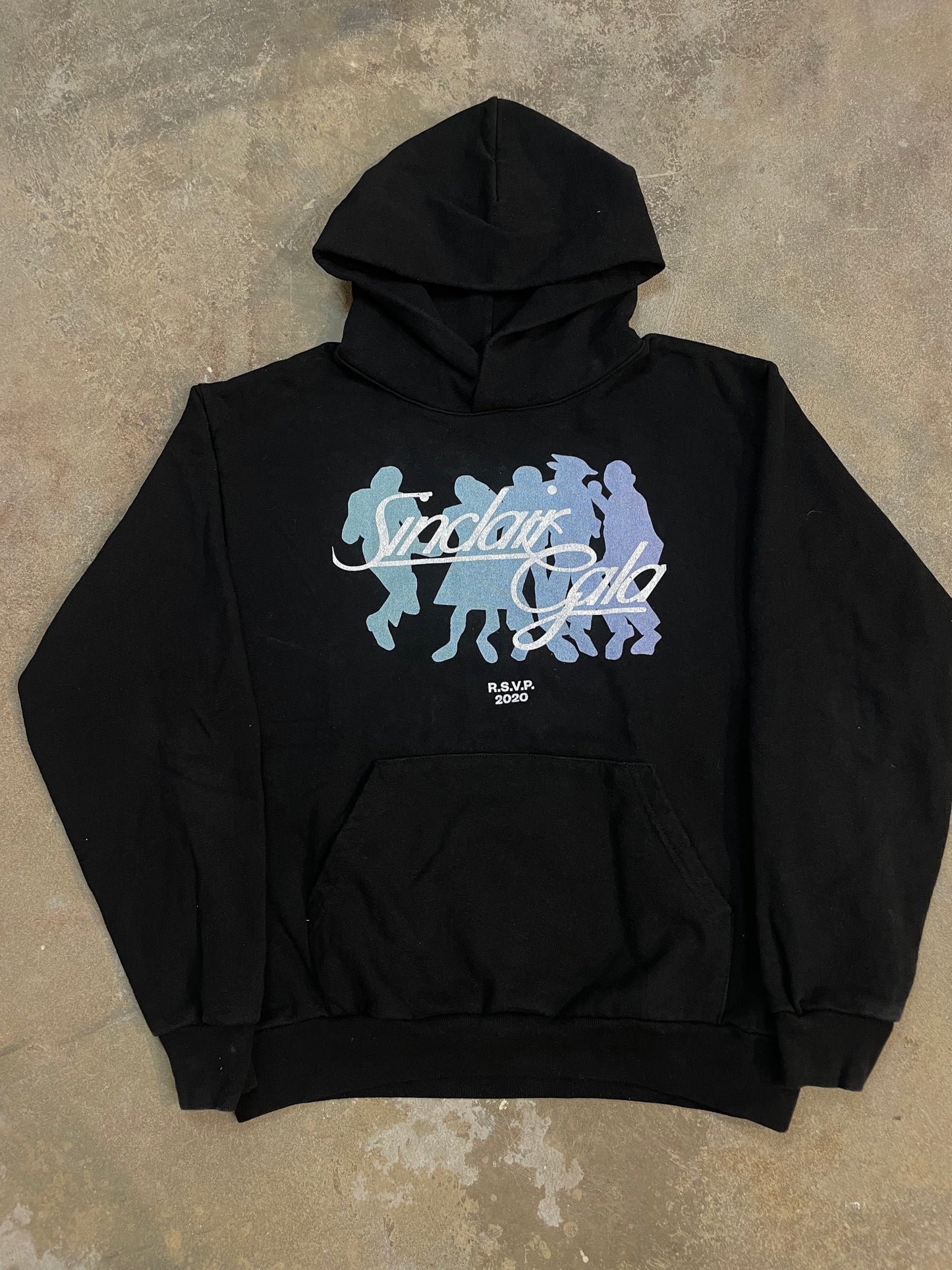 Sinclair RSVP Hoodie Black Blue Used Medium