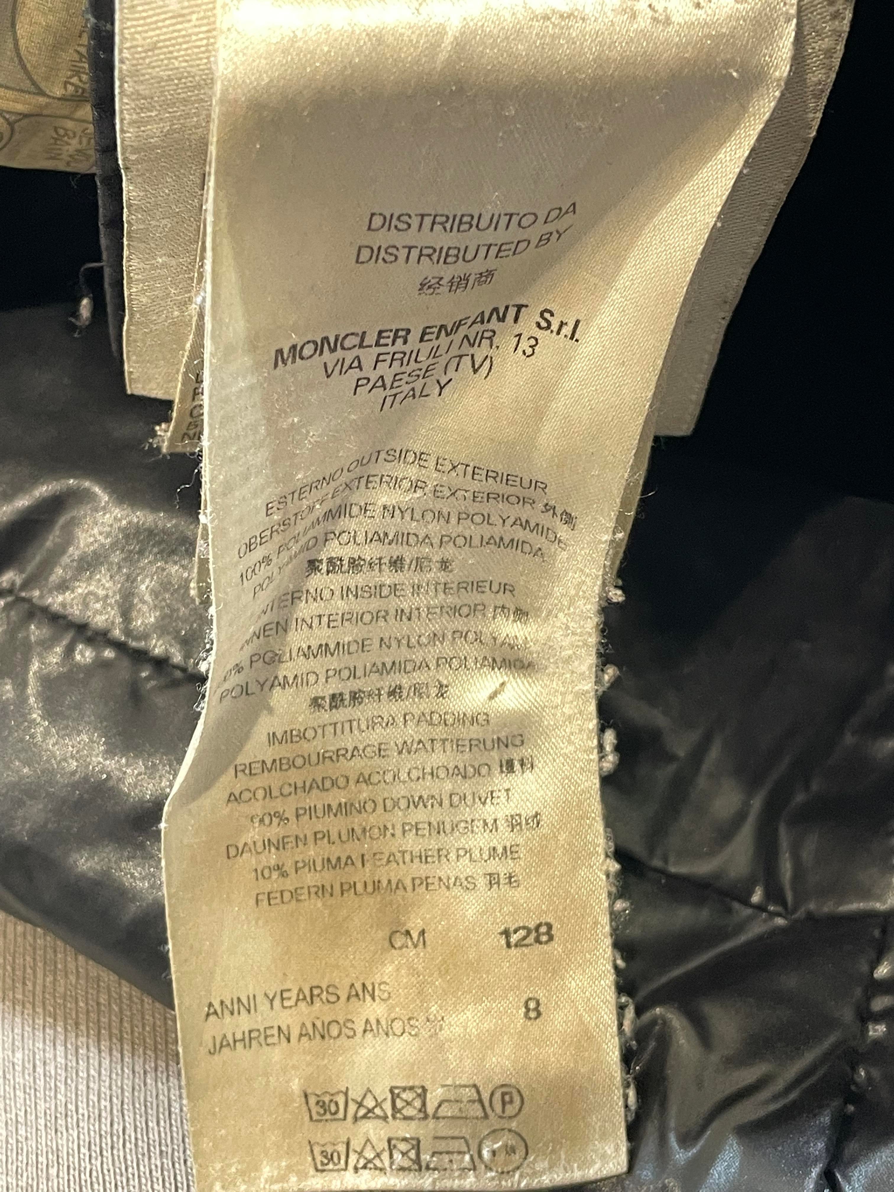 Moncler Black Puffer Jacket