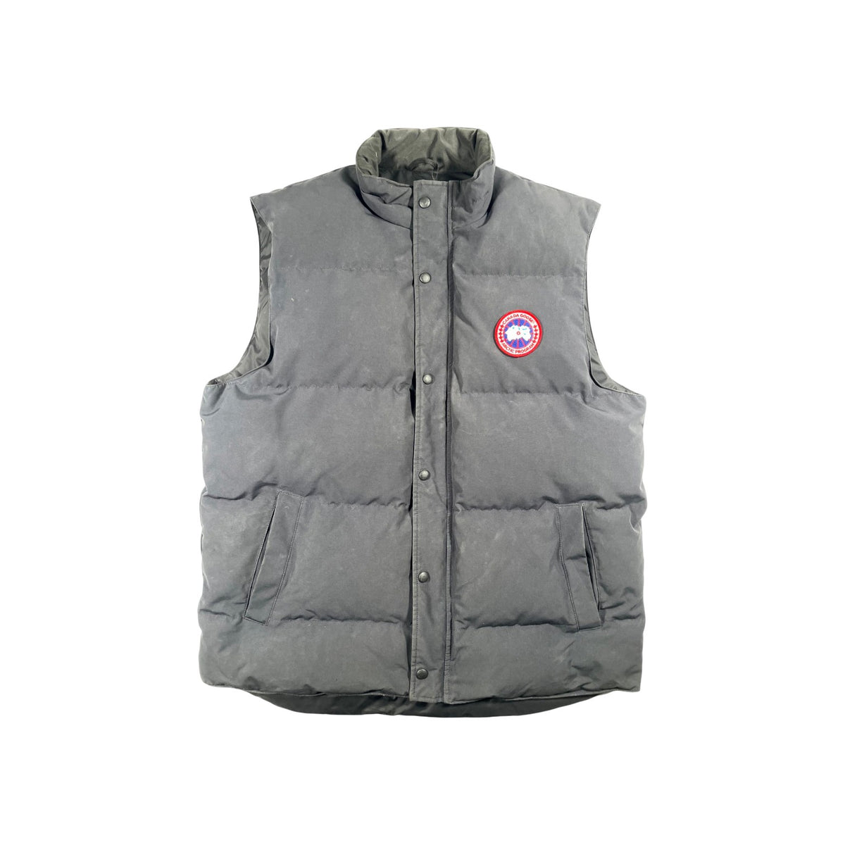Canada Goose Navy & Red Puffer Vest