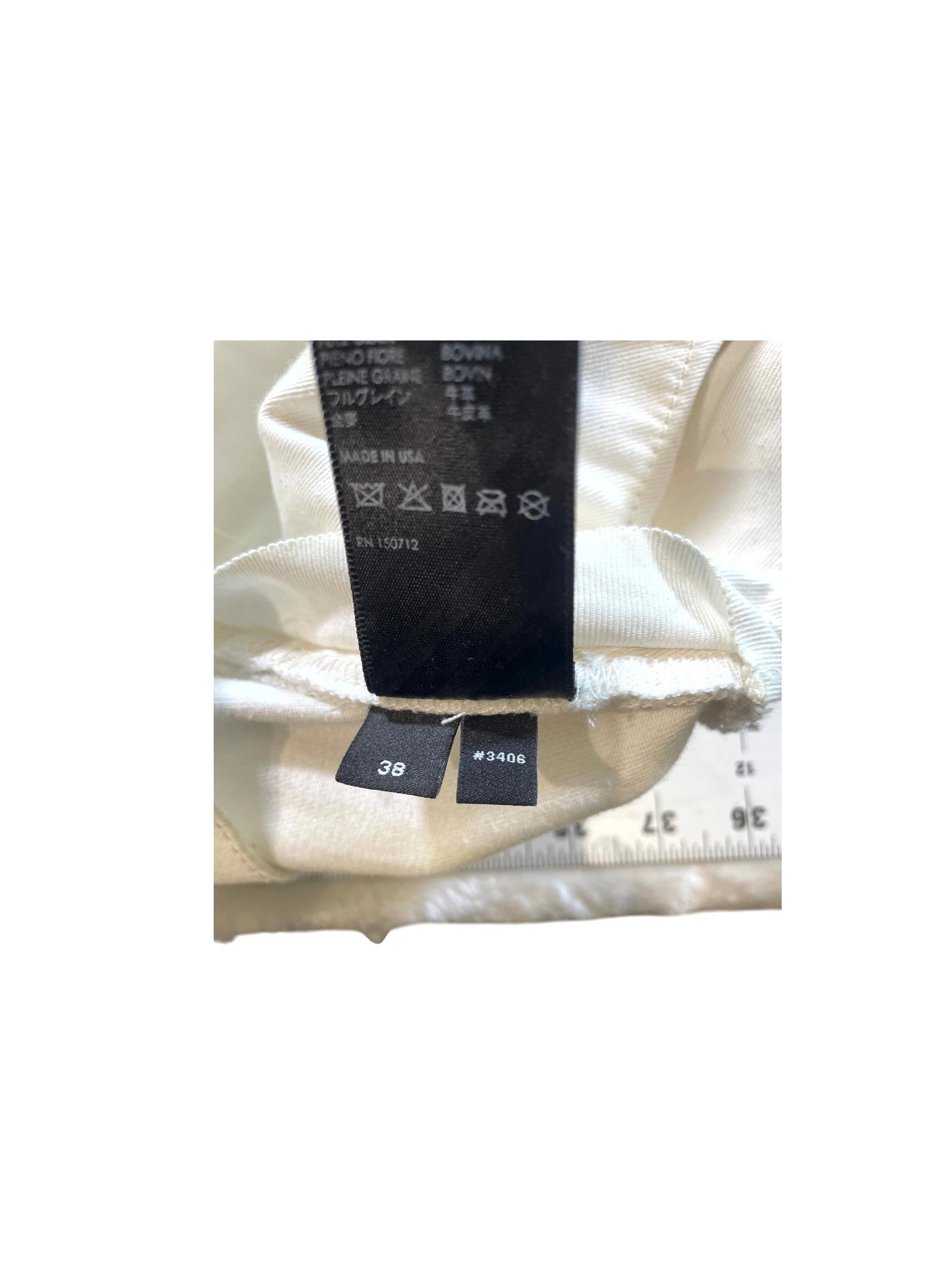 Amiri "MX1 Patch" White Jeans