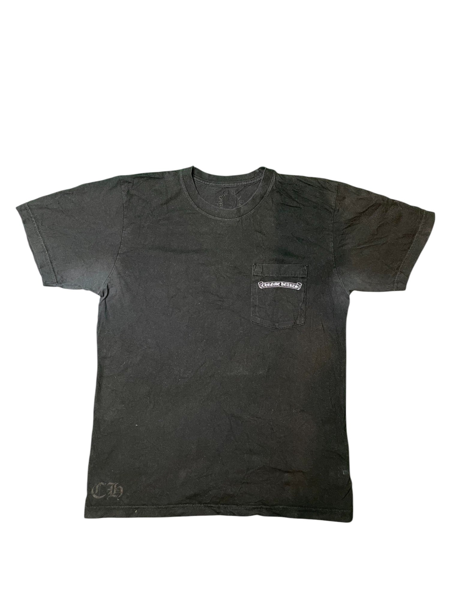 Chrome Hearts Shoulder Logo Black T-shirt