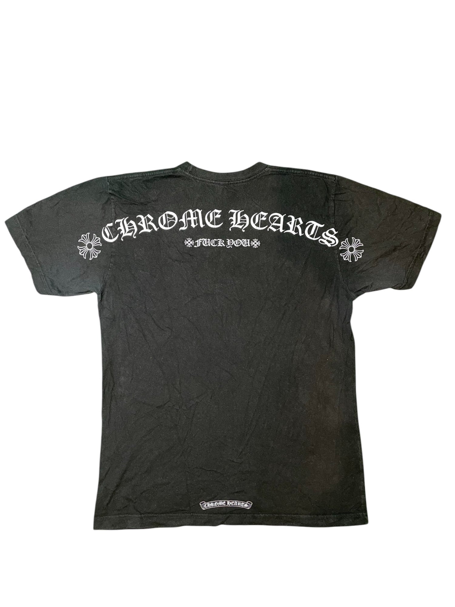 Chrome Hearts Shoulder Logo Black T-shirt