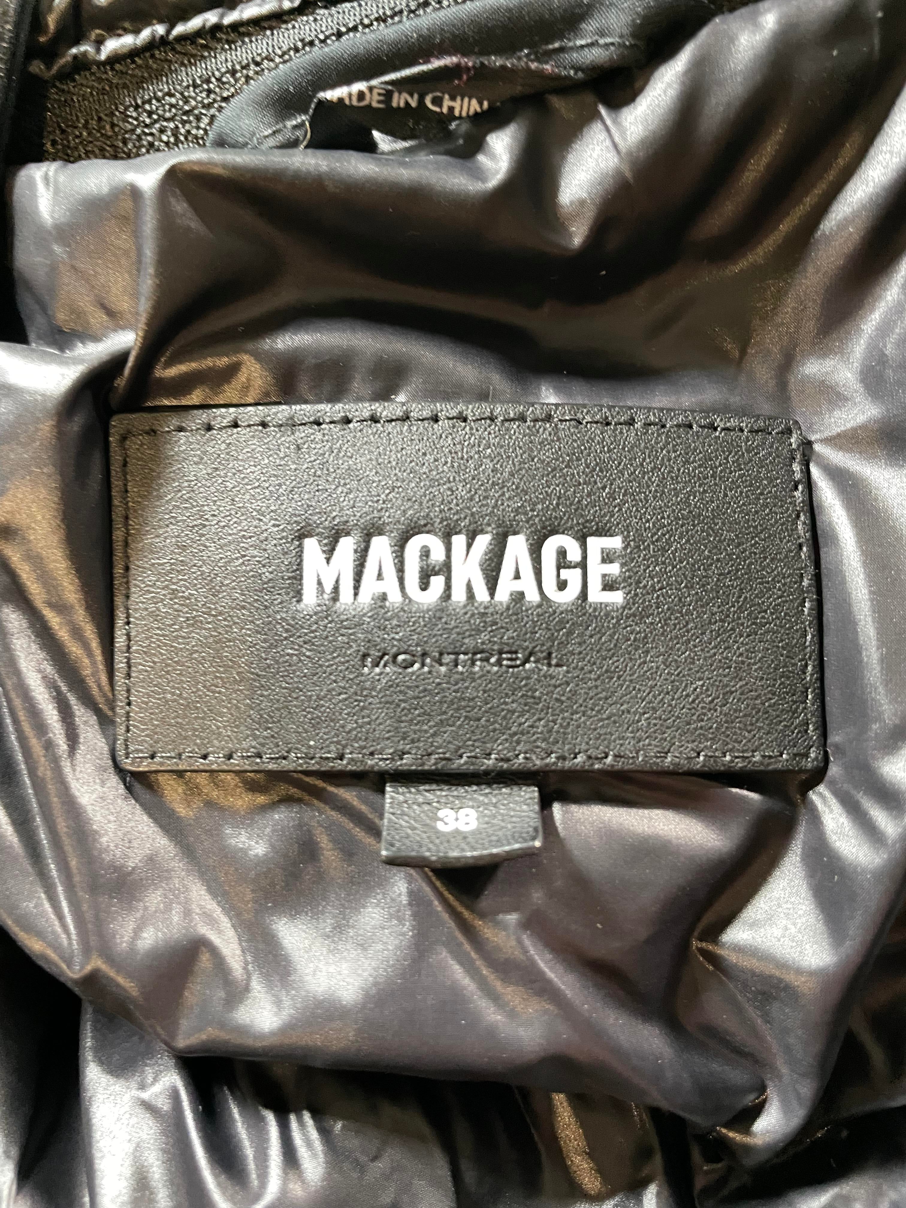 Mackage Edward Nordic Tech Down Black Parka Jacket