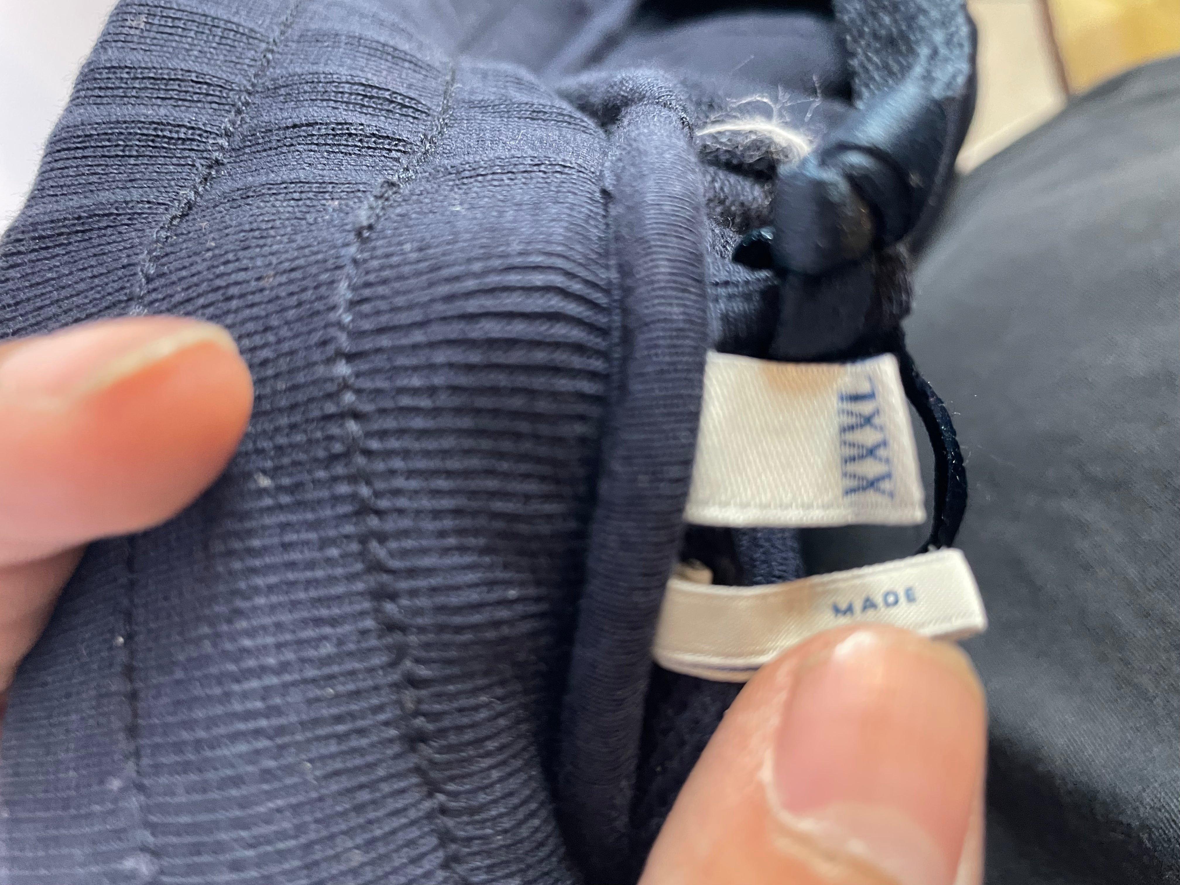 Moncler Navy Sweats Used 3XL