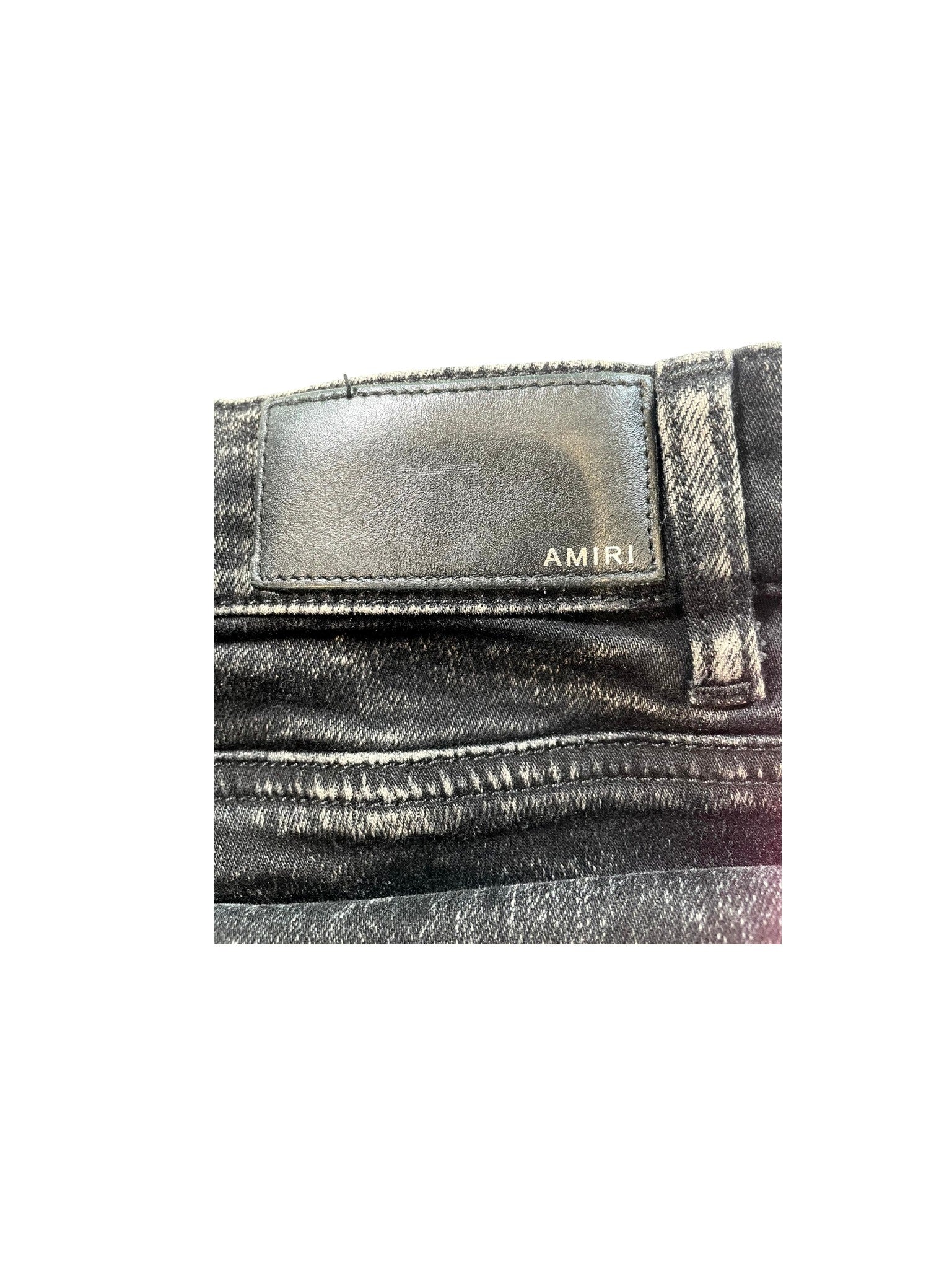 Amiri Stripe Black Wash & Pink Jeans