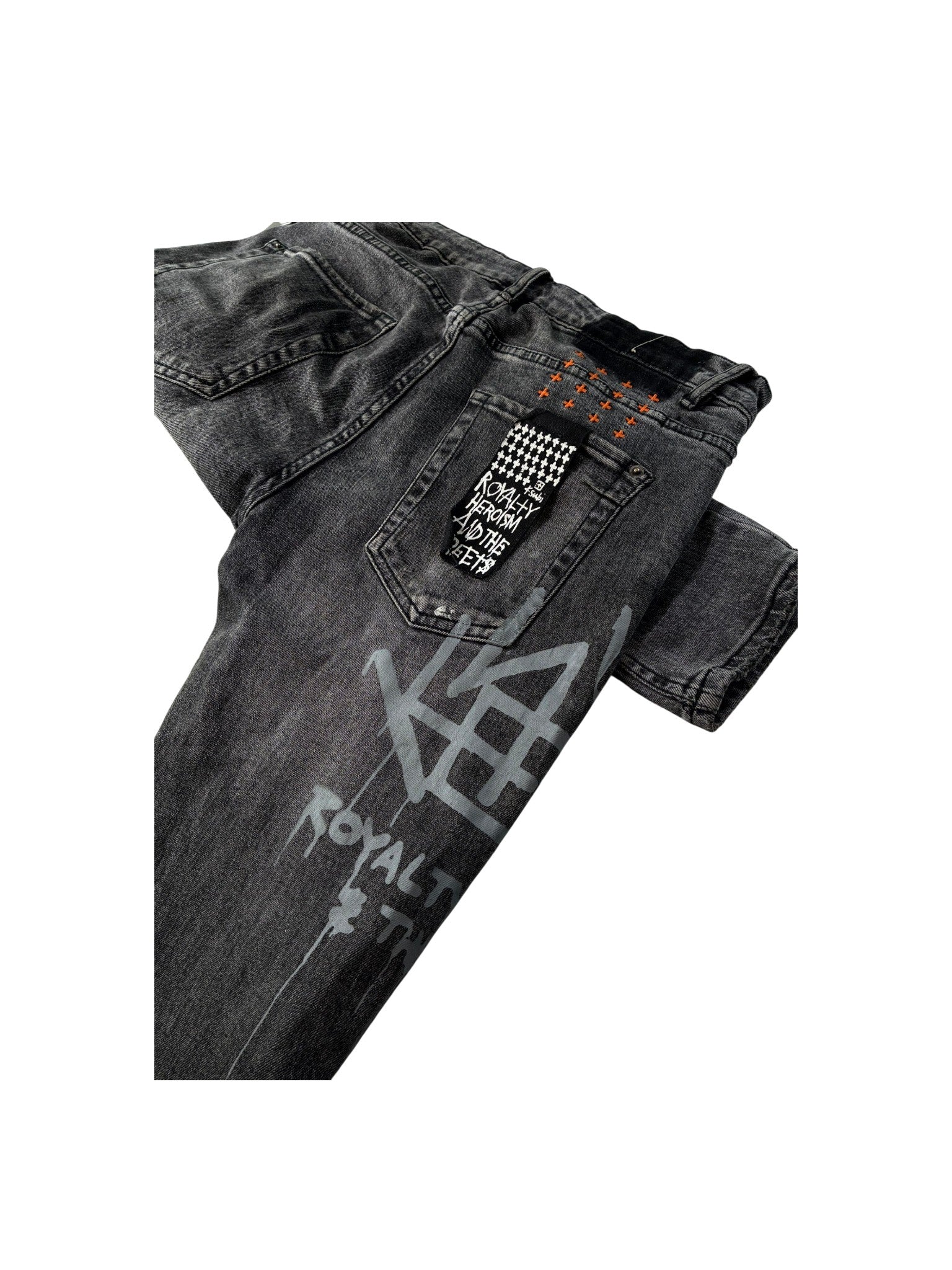 Ksubi Black & Orange Jeans