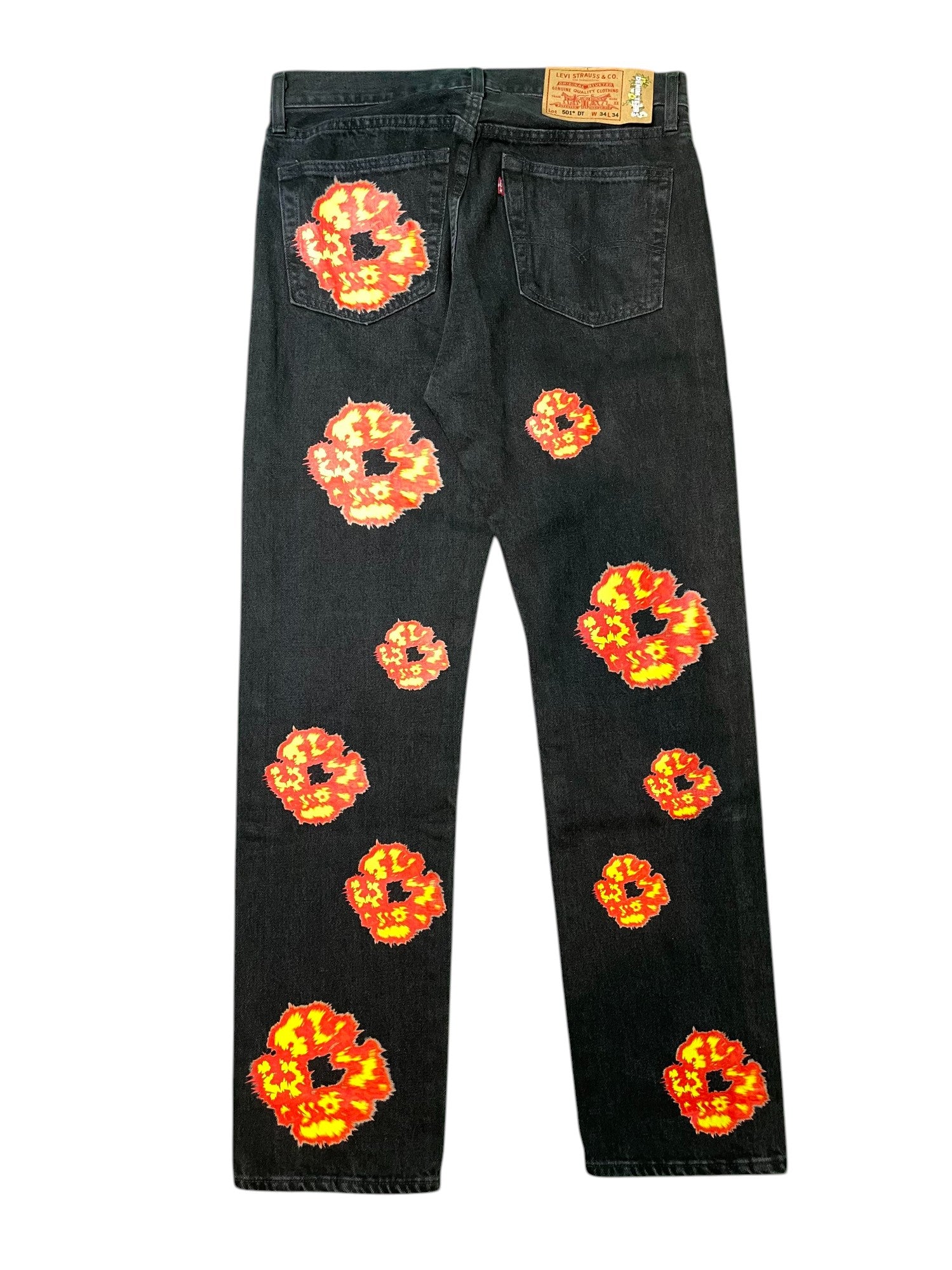 Denim Tears Offset Jeans Black