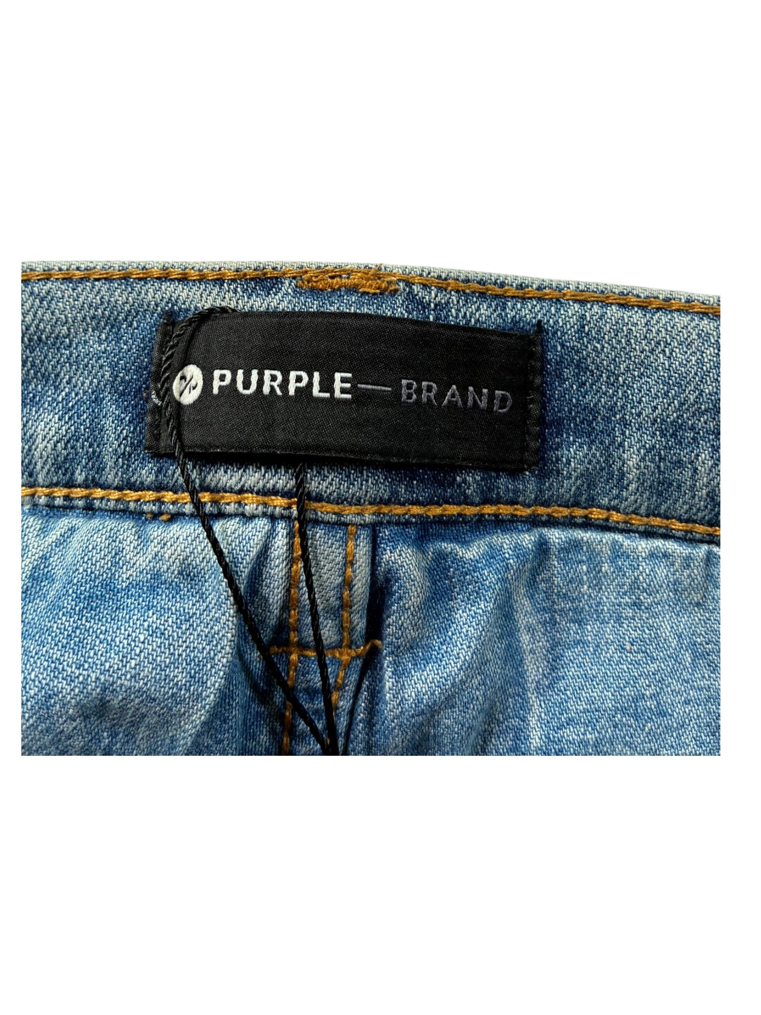 Purple Brand Distressed Light Wash Jeans