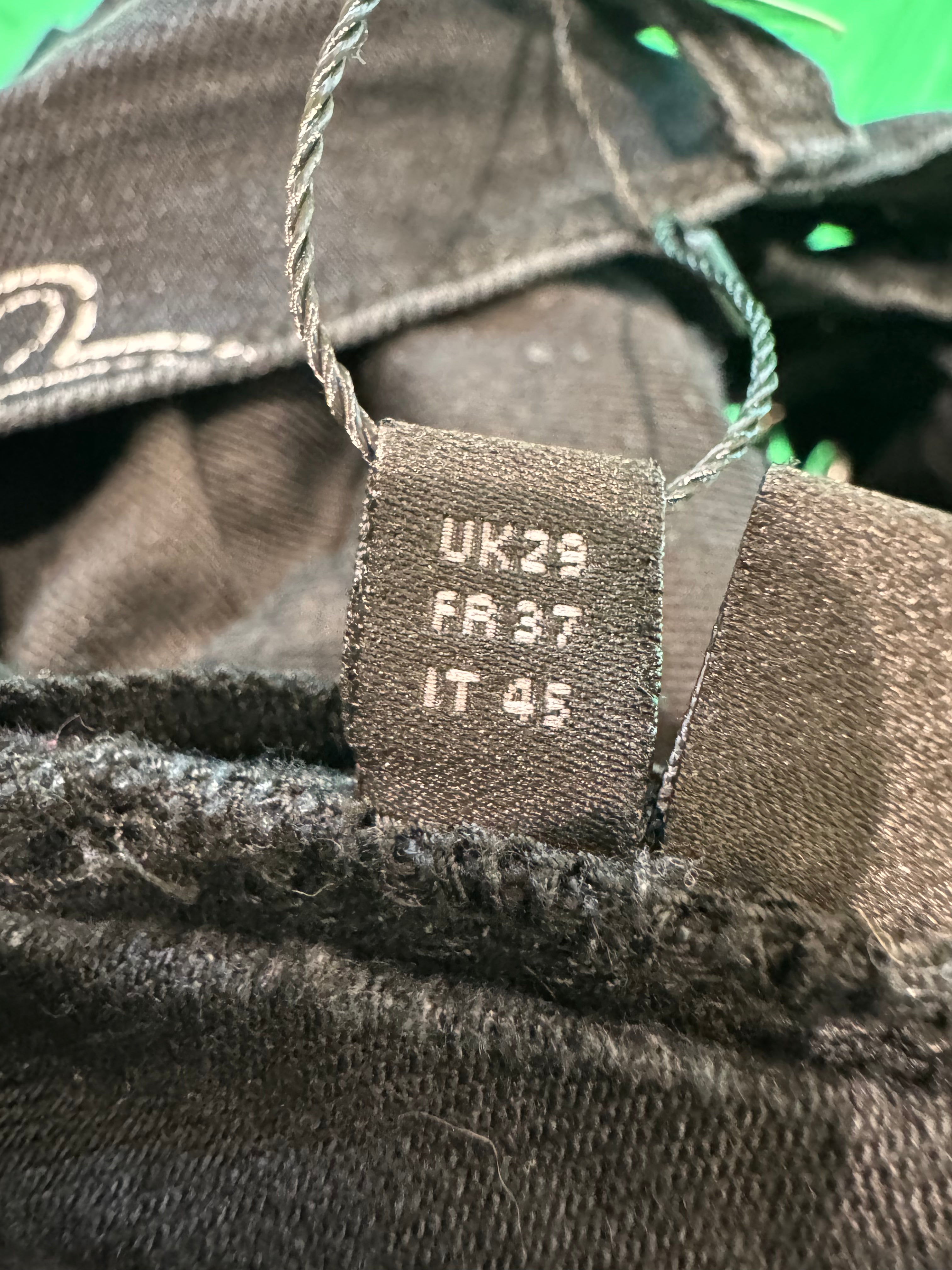 Amiri Stack Denim Black Bandana  Used 29 N/A