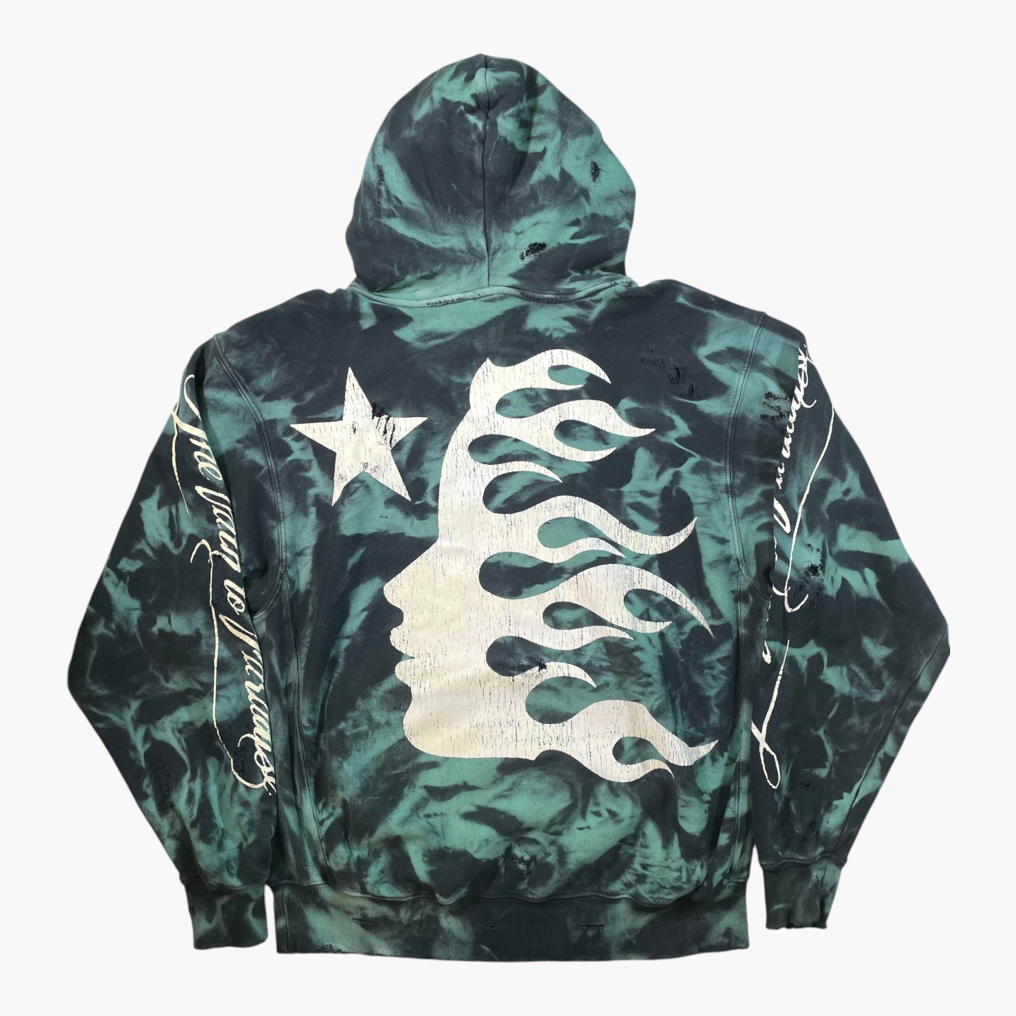 Hellstar Marble Paradise Black & Green Hoodie