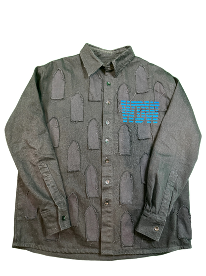 WDW Black Windows Black Jean Jacket