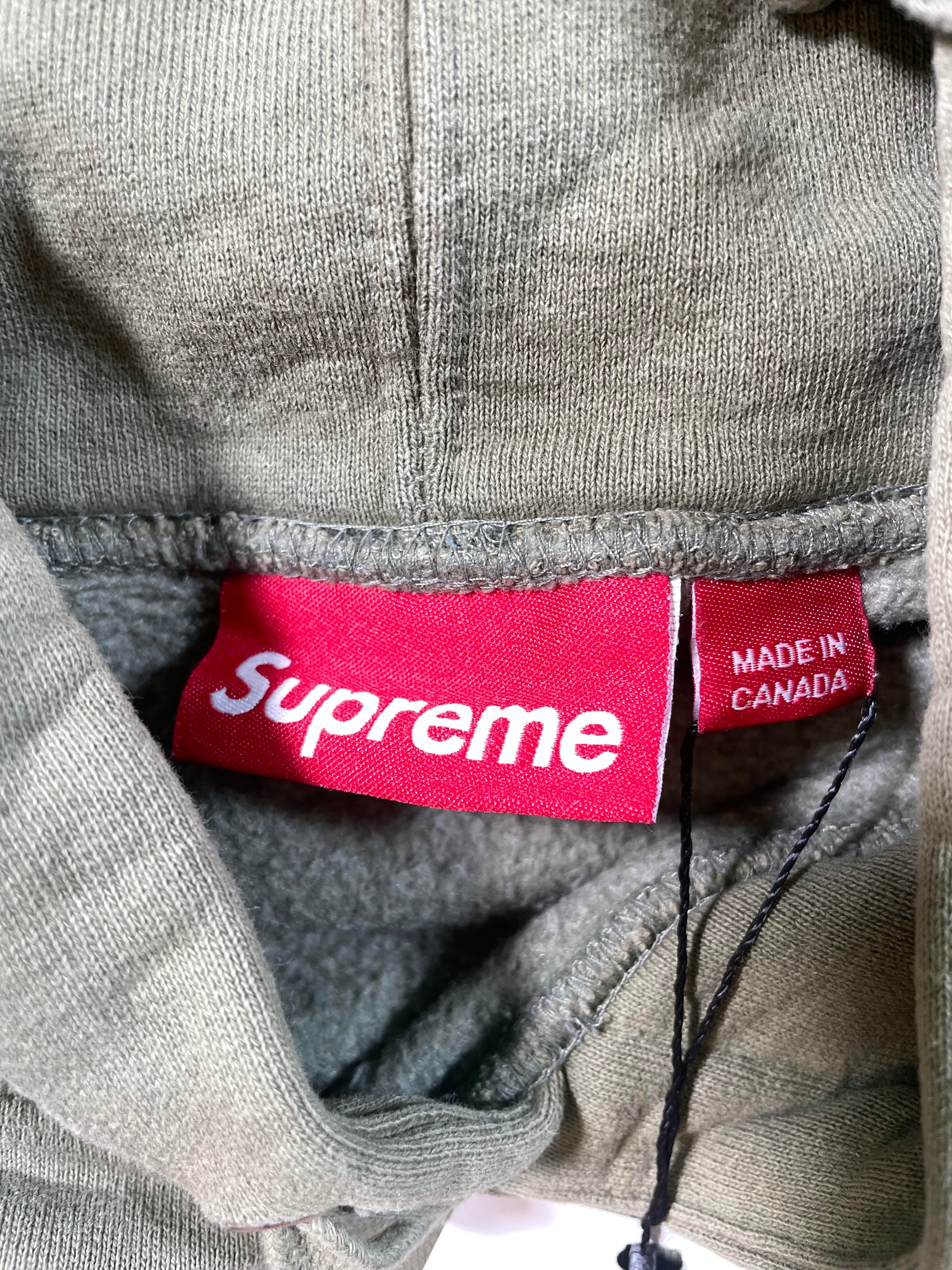 Supreme Anarchy Olive Hoodie