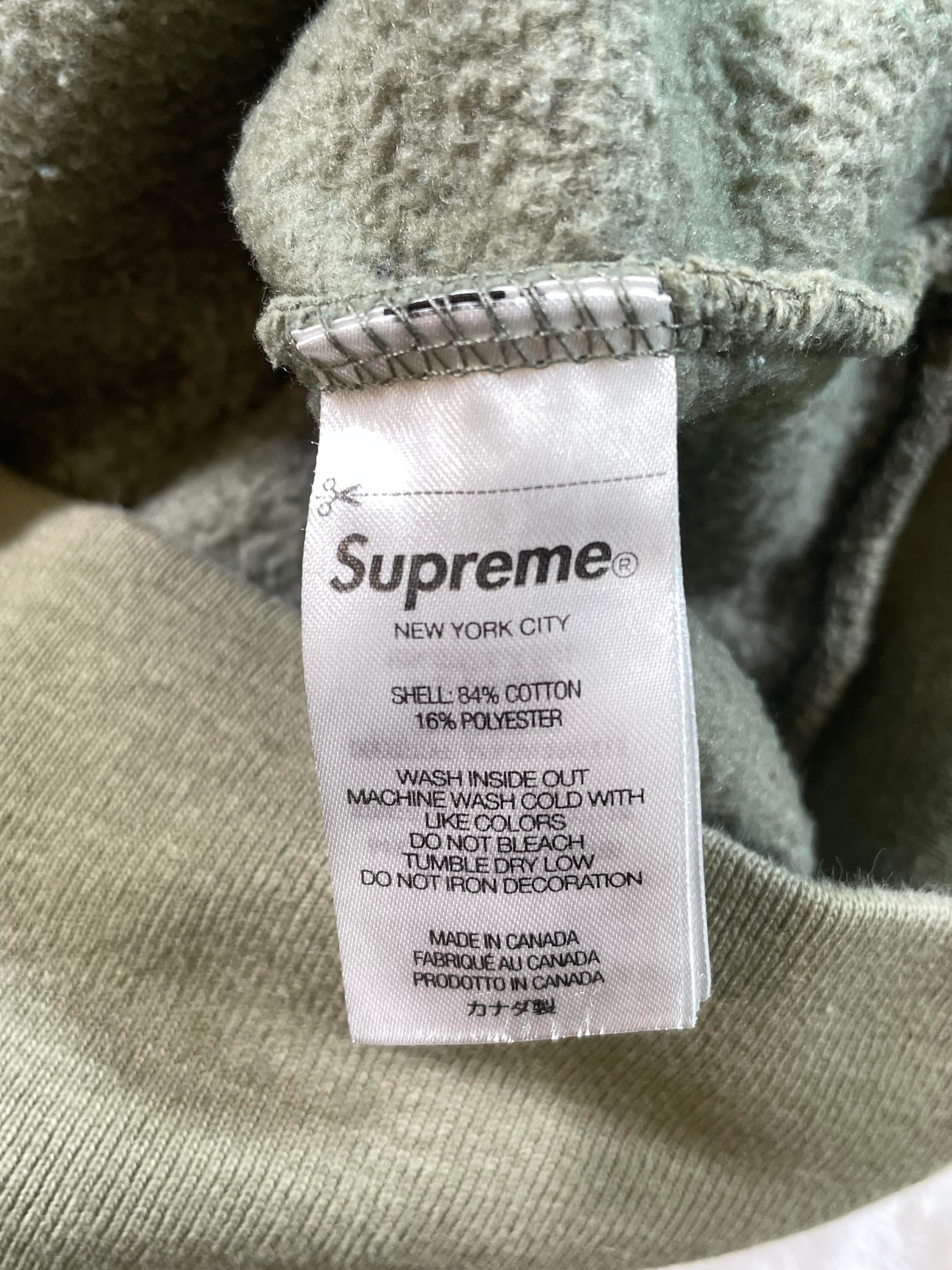 Supreme Anarchy Olive Hoodie