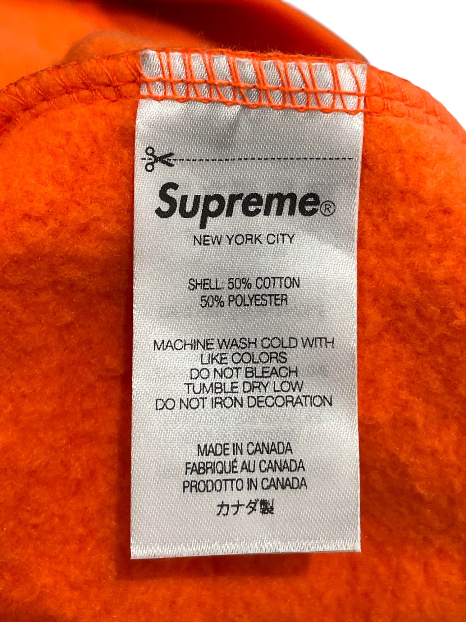 Supreme Small Box Logo Orange Sweatsuit