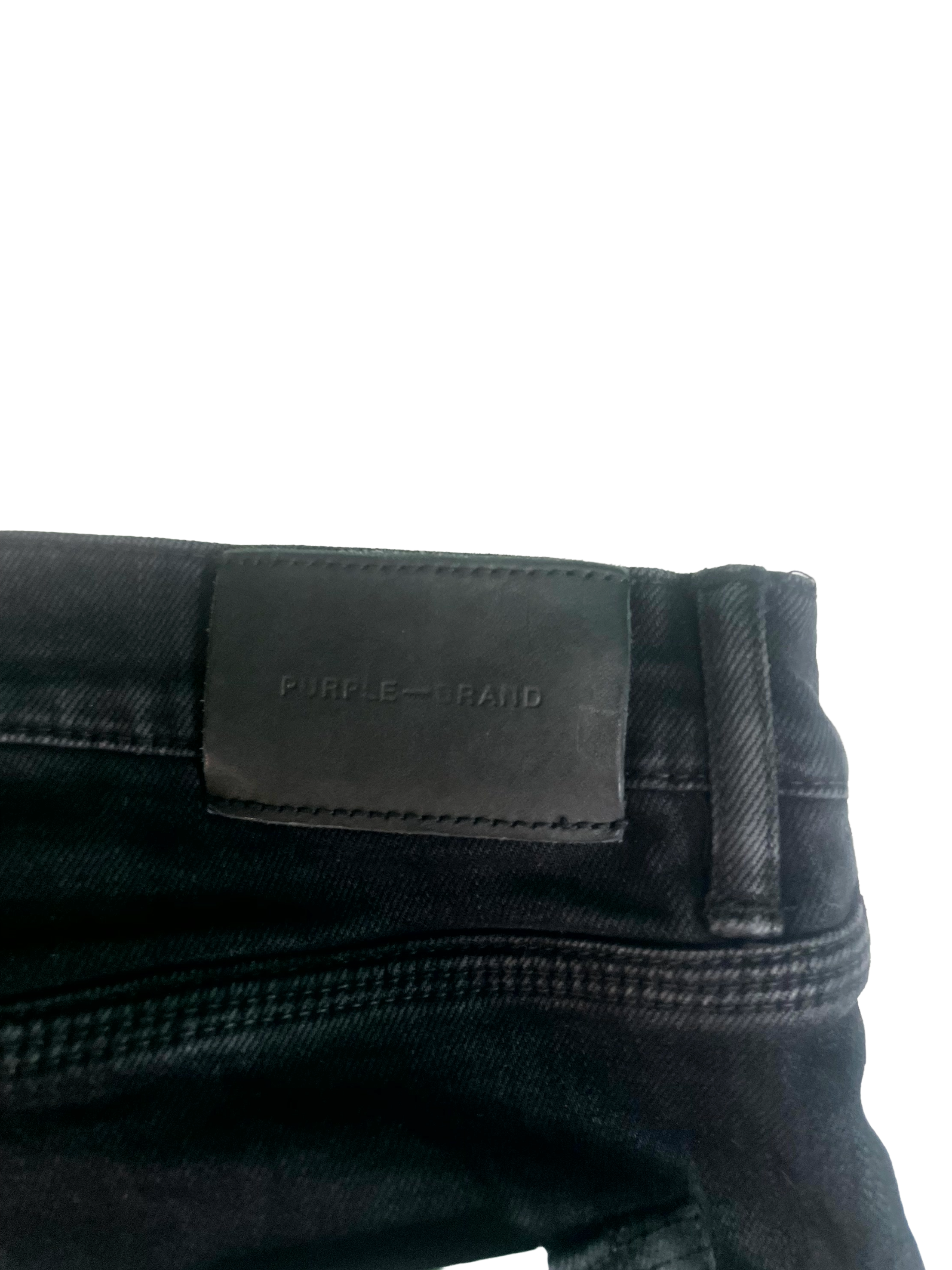 Purple Brand Wax Black Jeans