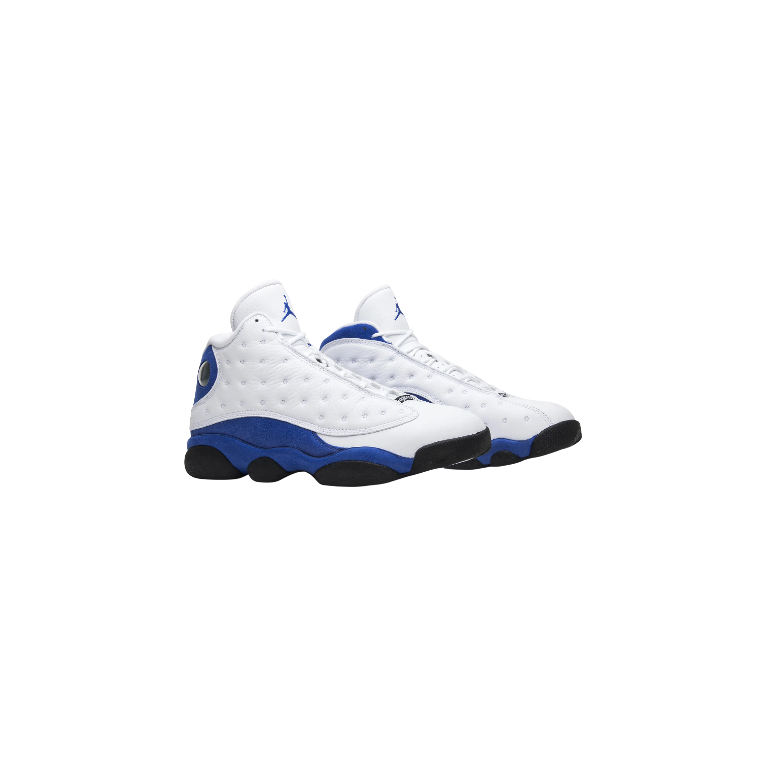 Jordan 13 'White Hyper Royal Black' Sneakers