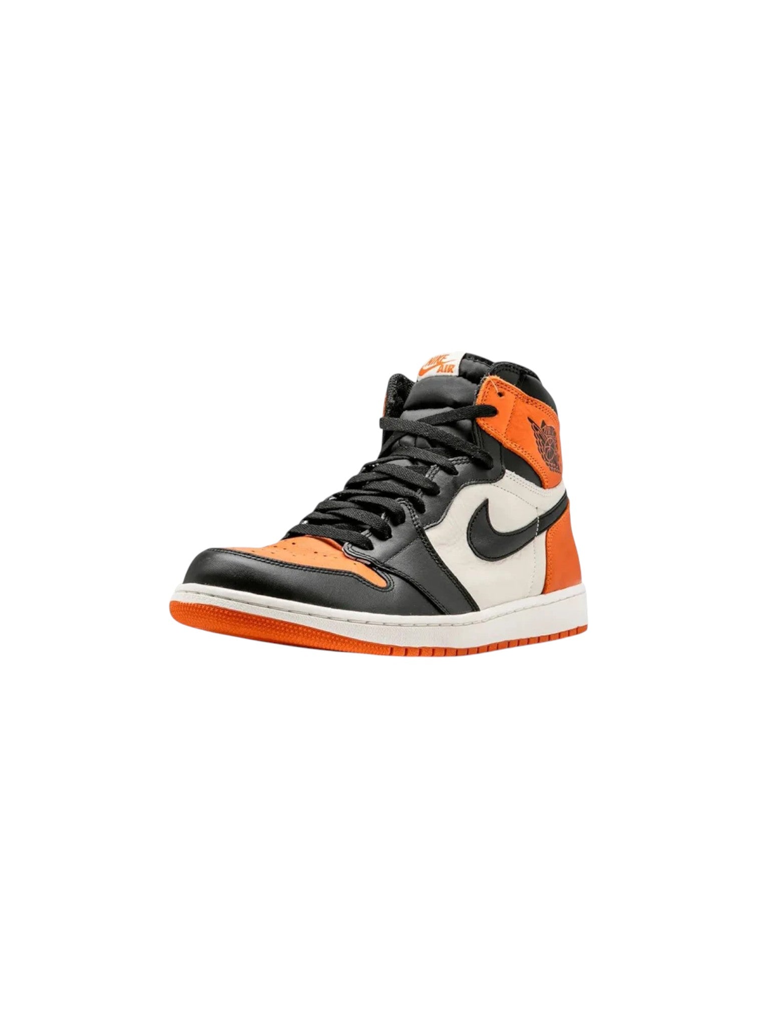 Jordan 1 'Shattered Backboard' Black & Orange Sneakers